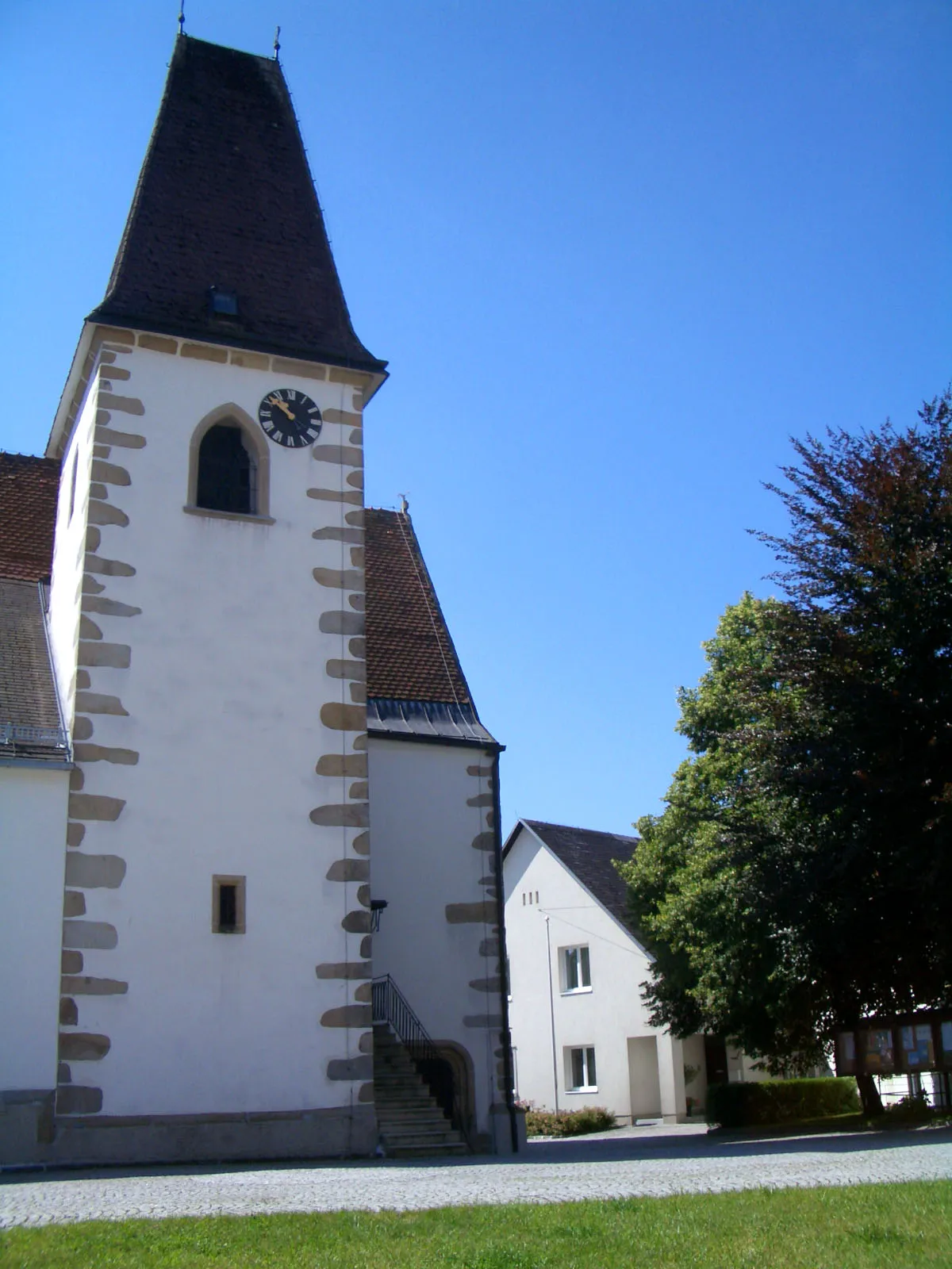 Photo showing: St. Jakob Church in Schönau im Mühlkreis (Upper Austria)