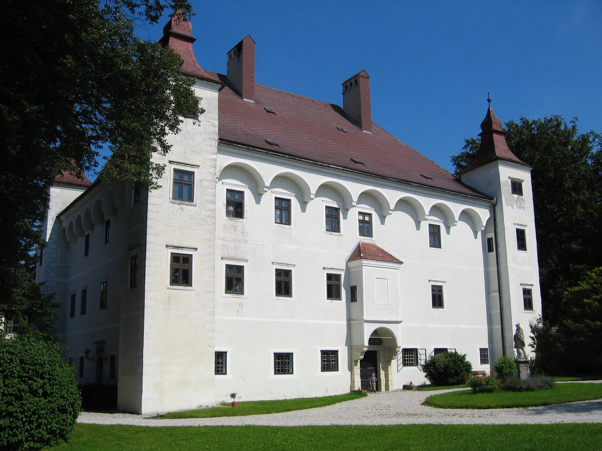 Photo showing: Schloss Rohrbach - Westfront