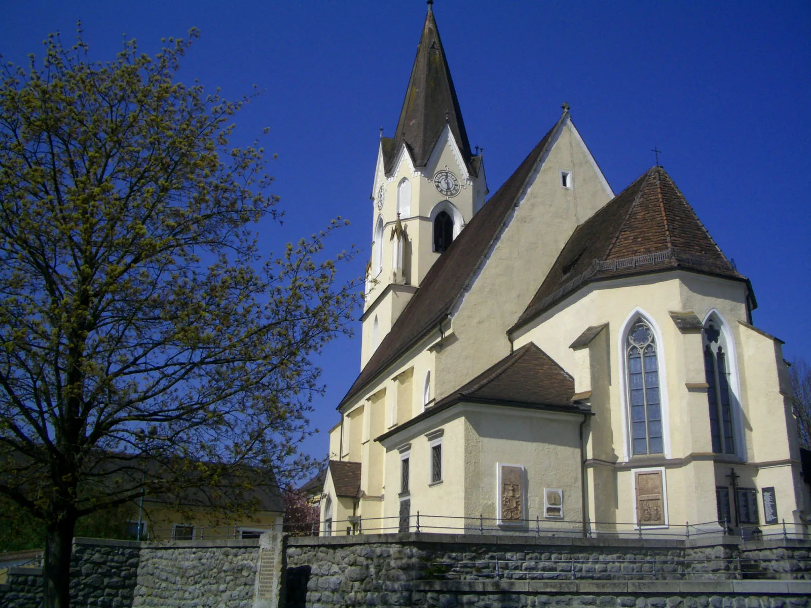 Photo showing: Church in Ried in der Riedmark, Upper Austria