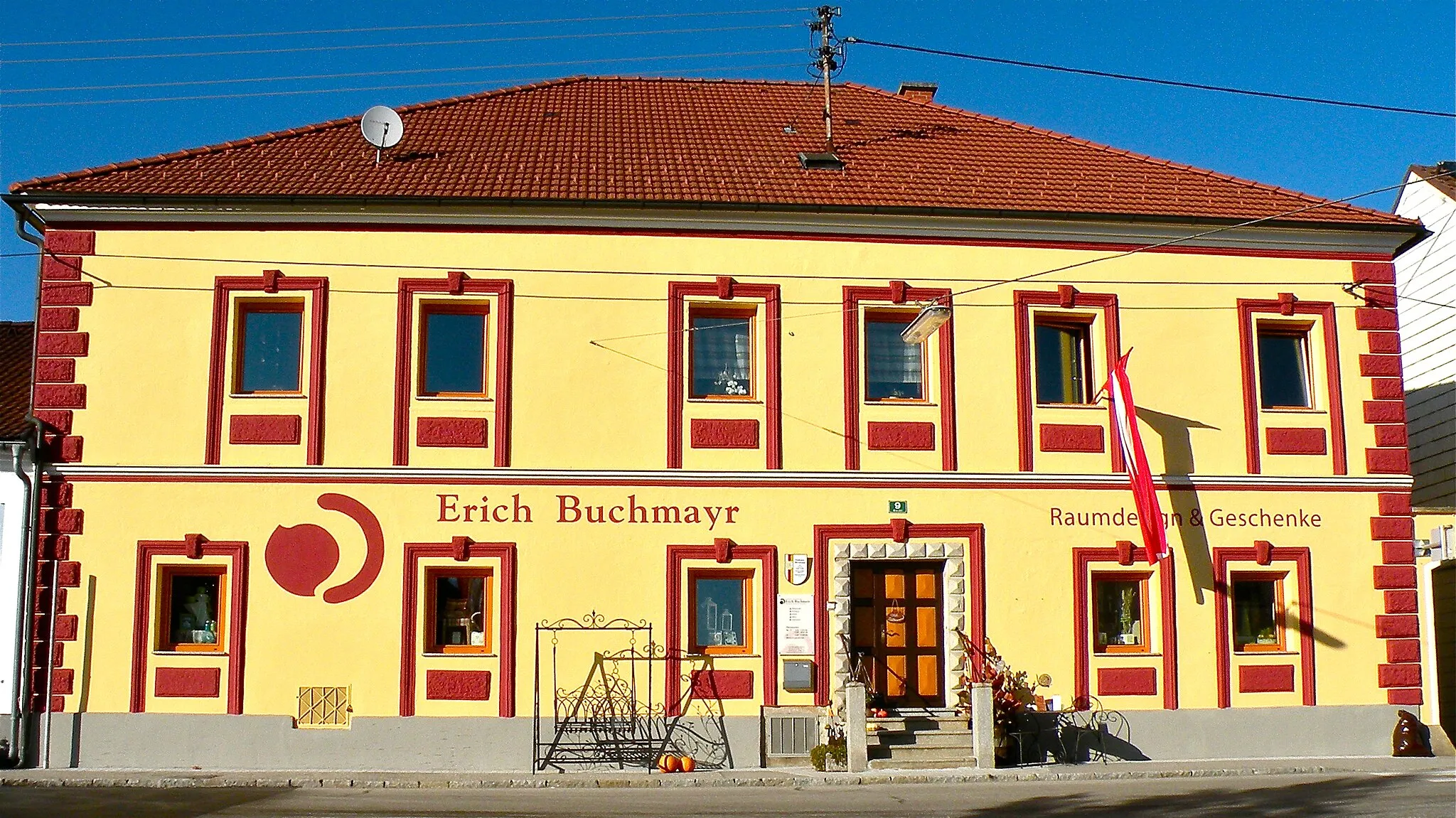 Photo showing: Wohnhaus, ehemaliges Herrenhaus der Herrschaft Windhaag in Münzbach im Bezirk Perg in Oberösterreich