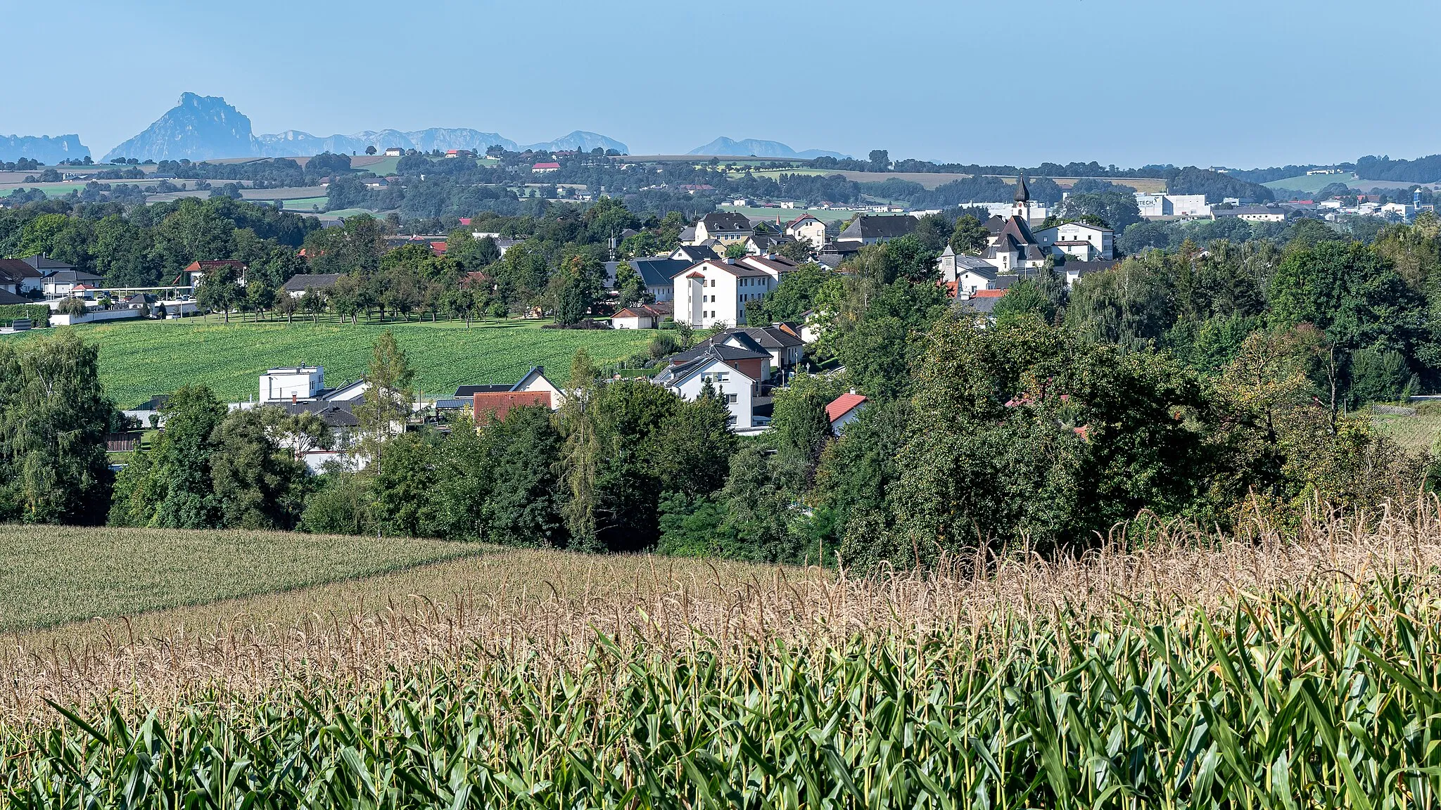 Photo showing: Gesamtansicht der Gemeinde Rohr im Kremstal