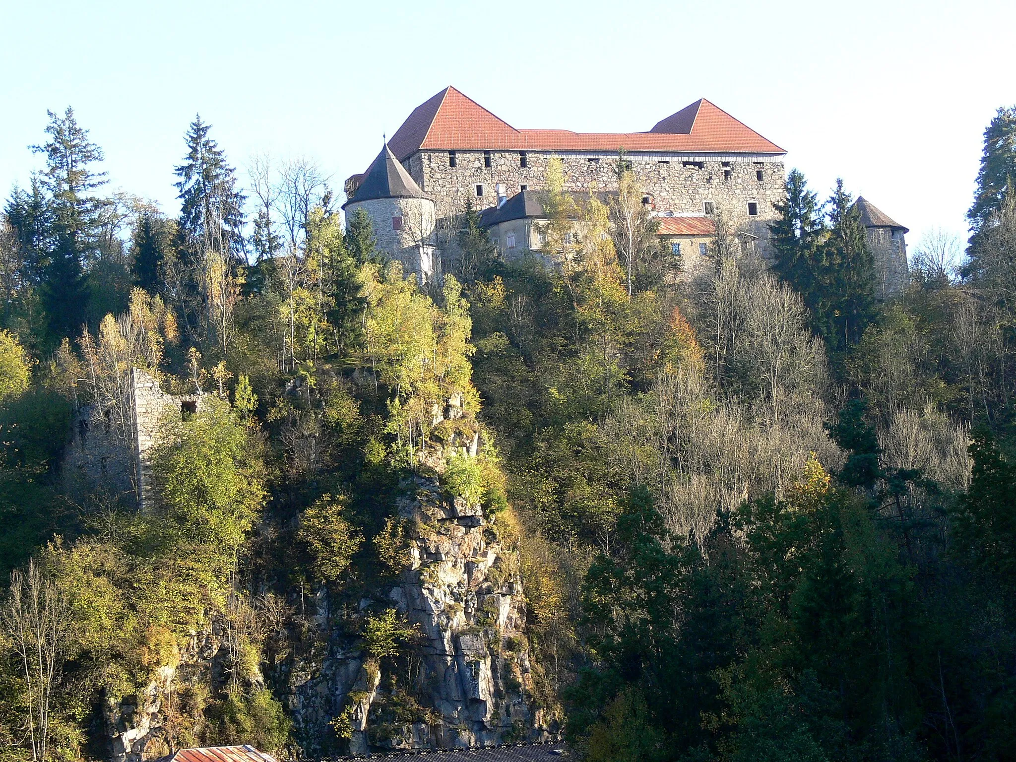 Photo showing: Pürnstein castle ( Upper Austria ).