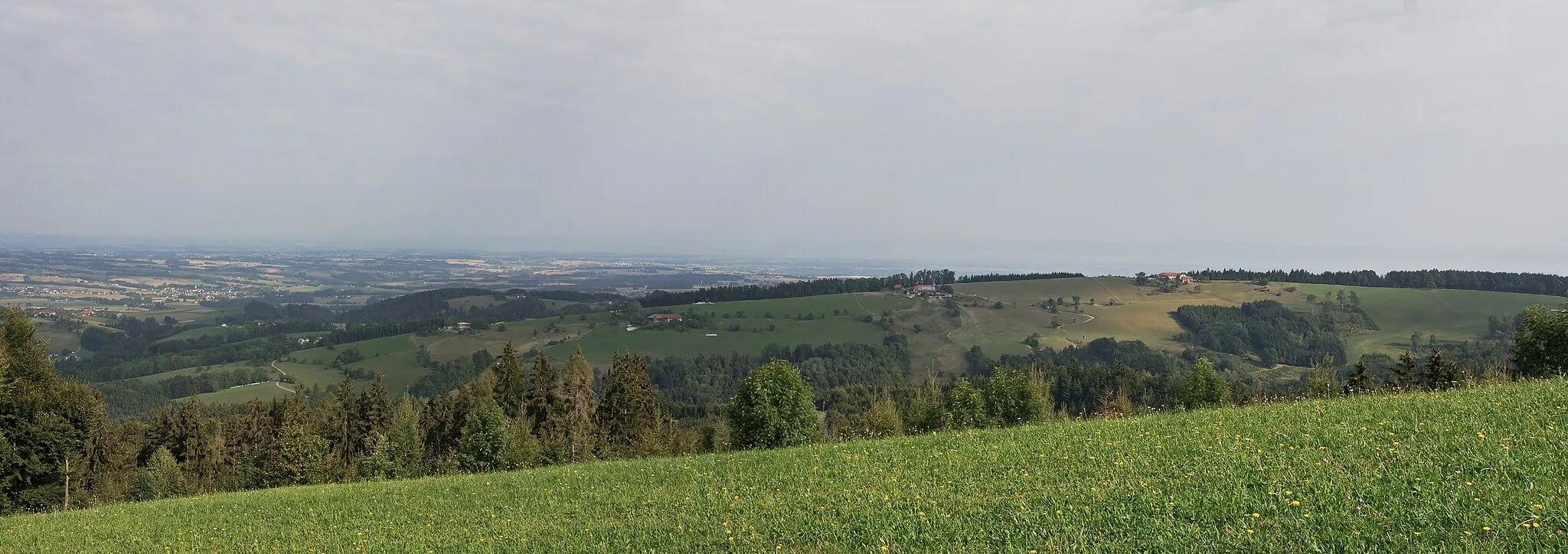 Photo showing: Weißen am Sattel in Nußbach (Oberösterreich). Blick von Oberschlierbach