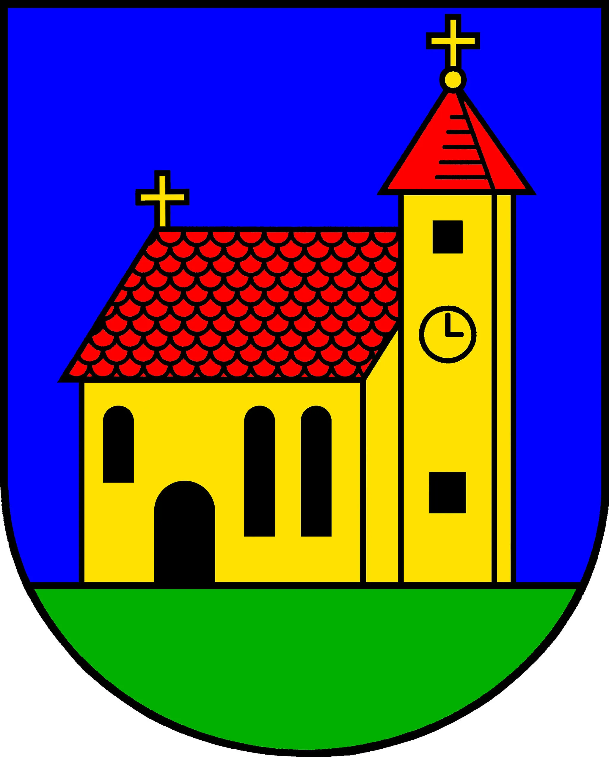 Photo showing: Coat of arms of Neumarkt im Mühlkreis, Upper Austria