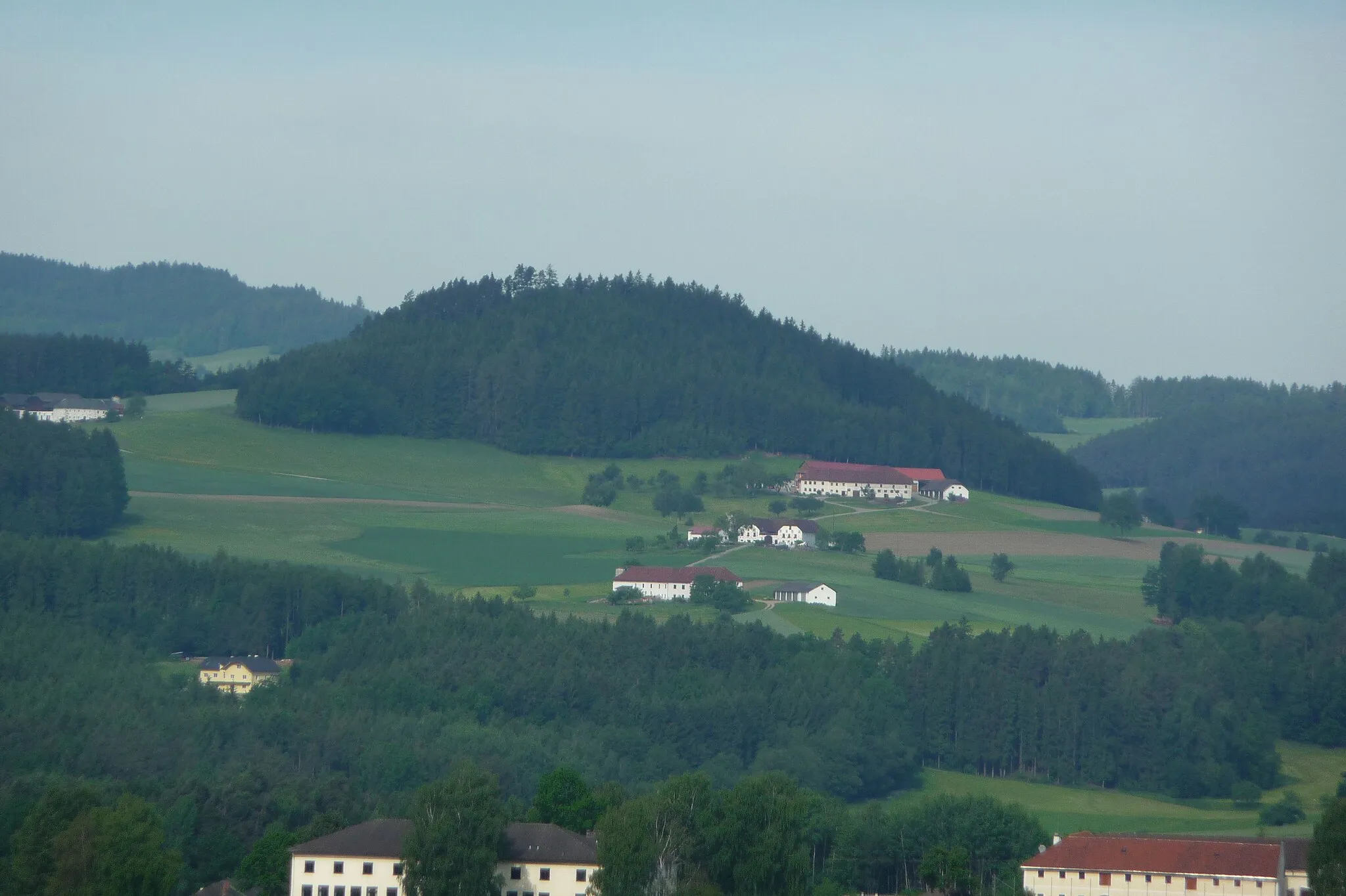Photo showing: Trölsberg - der höchste Berg von Freistadt