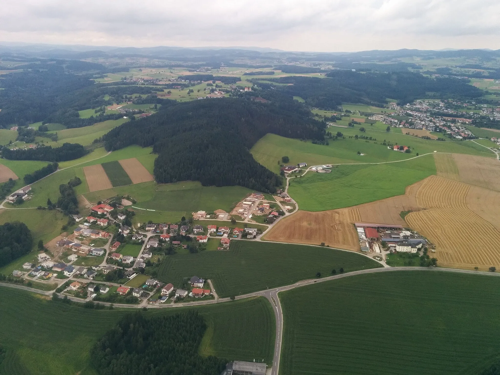Photo showing: View of village Sankt Peter (Waldburg, Freistadt)