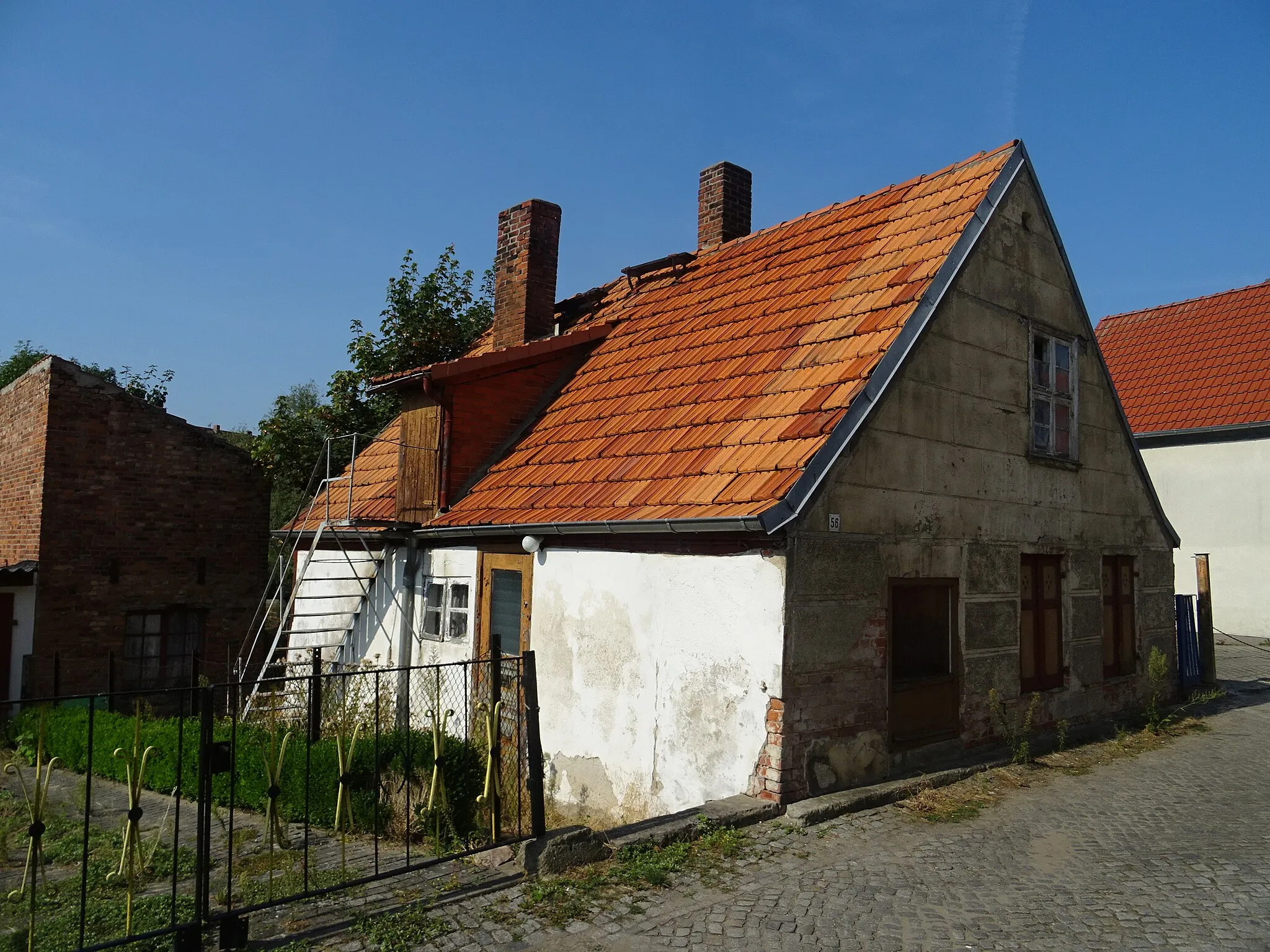 Photo showing: Havelberg, denkmalgeschütztes Wohnhaus Bischofsberg 56