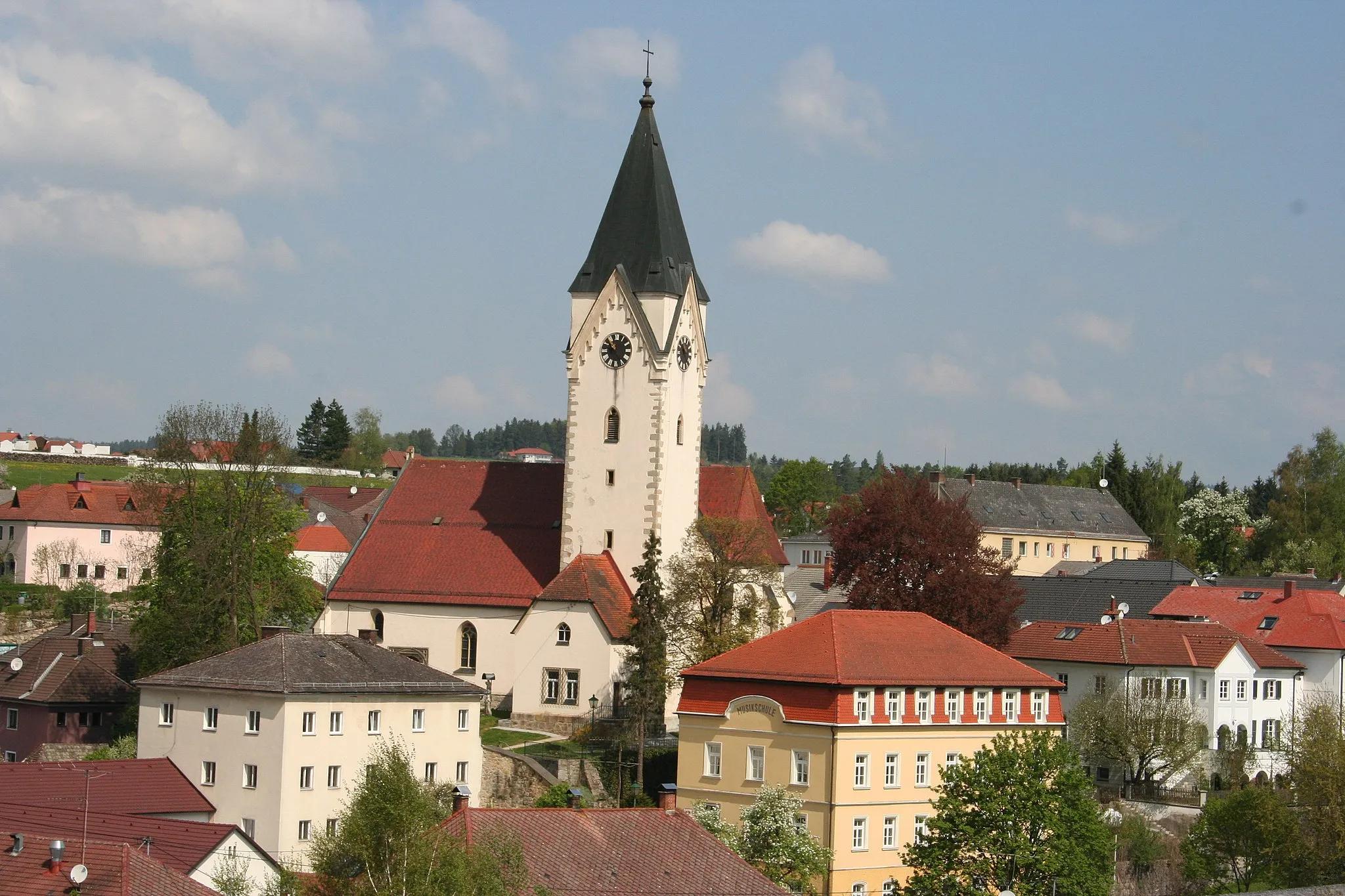 Photo showing: Pfarrkirche Bad Zell, außen