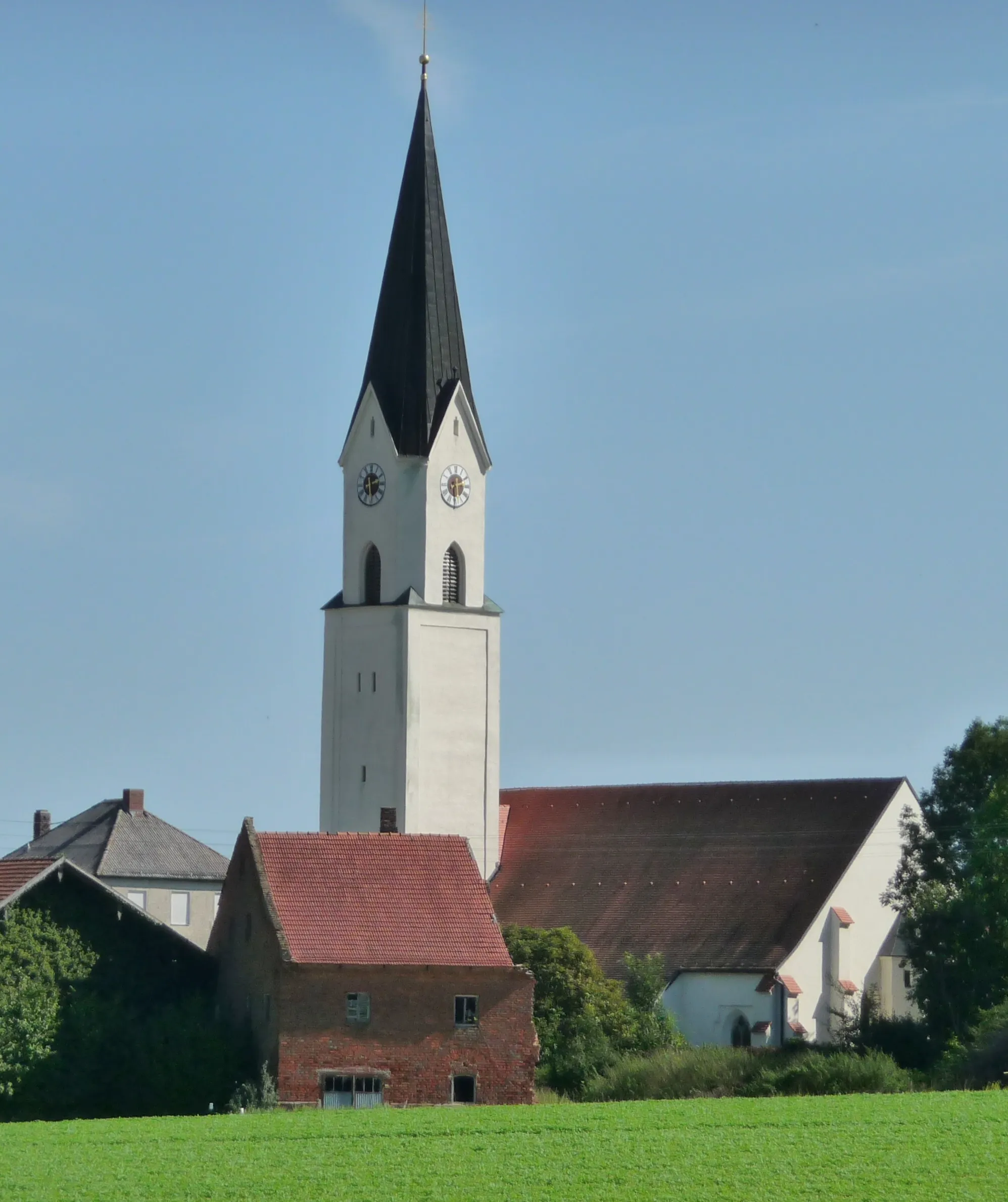 Photo showing: Die Pfarrkirche St. Martin in Weihmörting