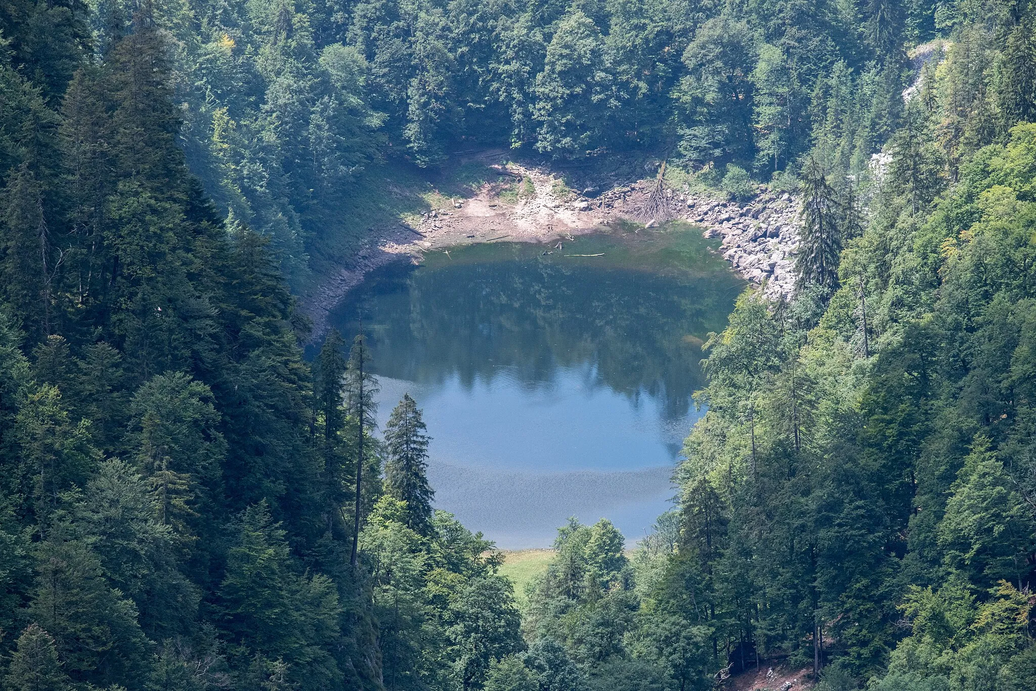 Photo showing: Blick vom Drei-Seen-Blick auf den Kammersee