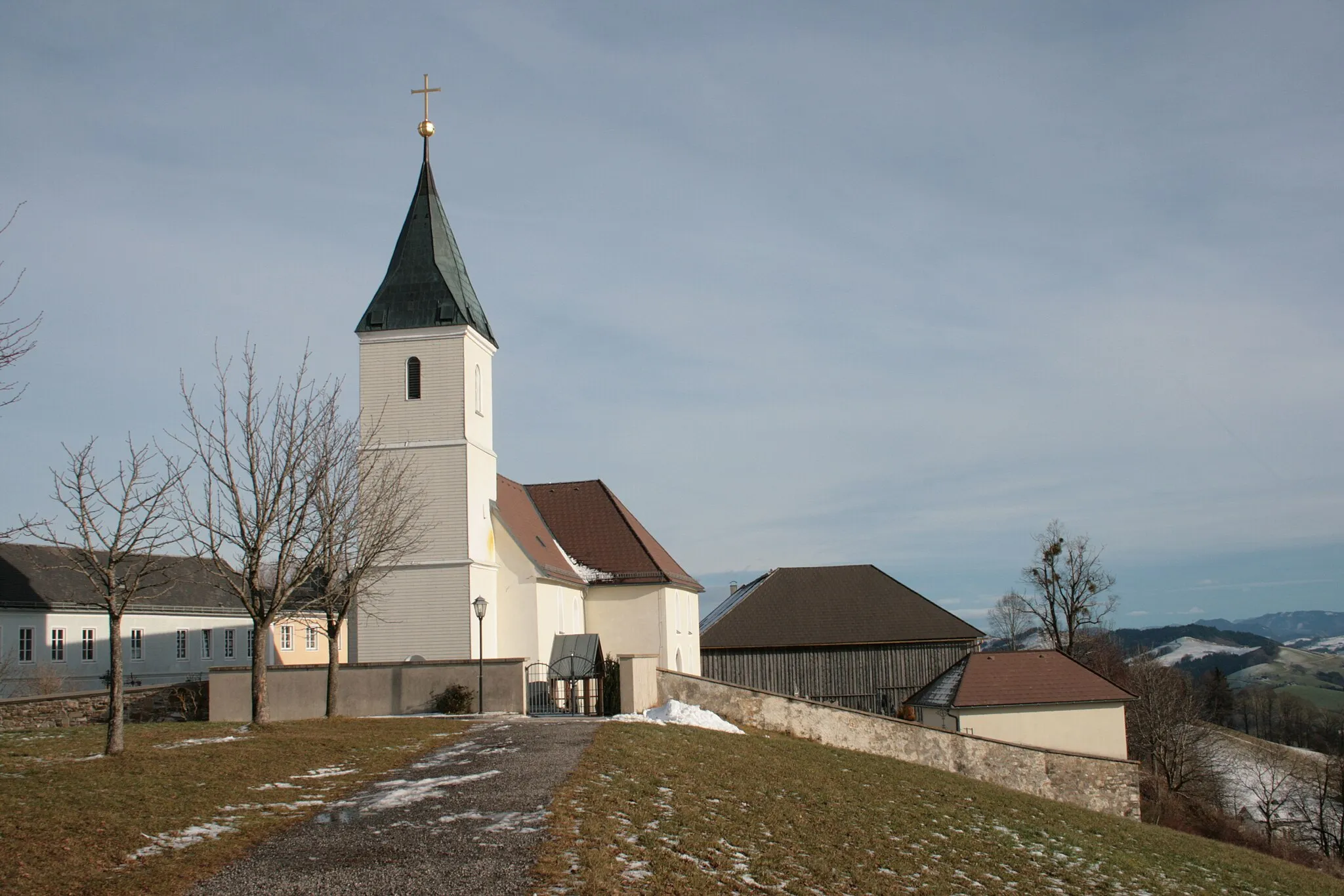 Photo showing: St.Georgen in der Klaus, Kath. Pfarrkirche hl. Georg