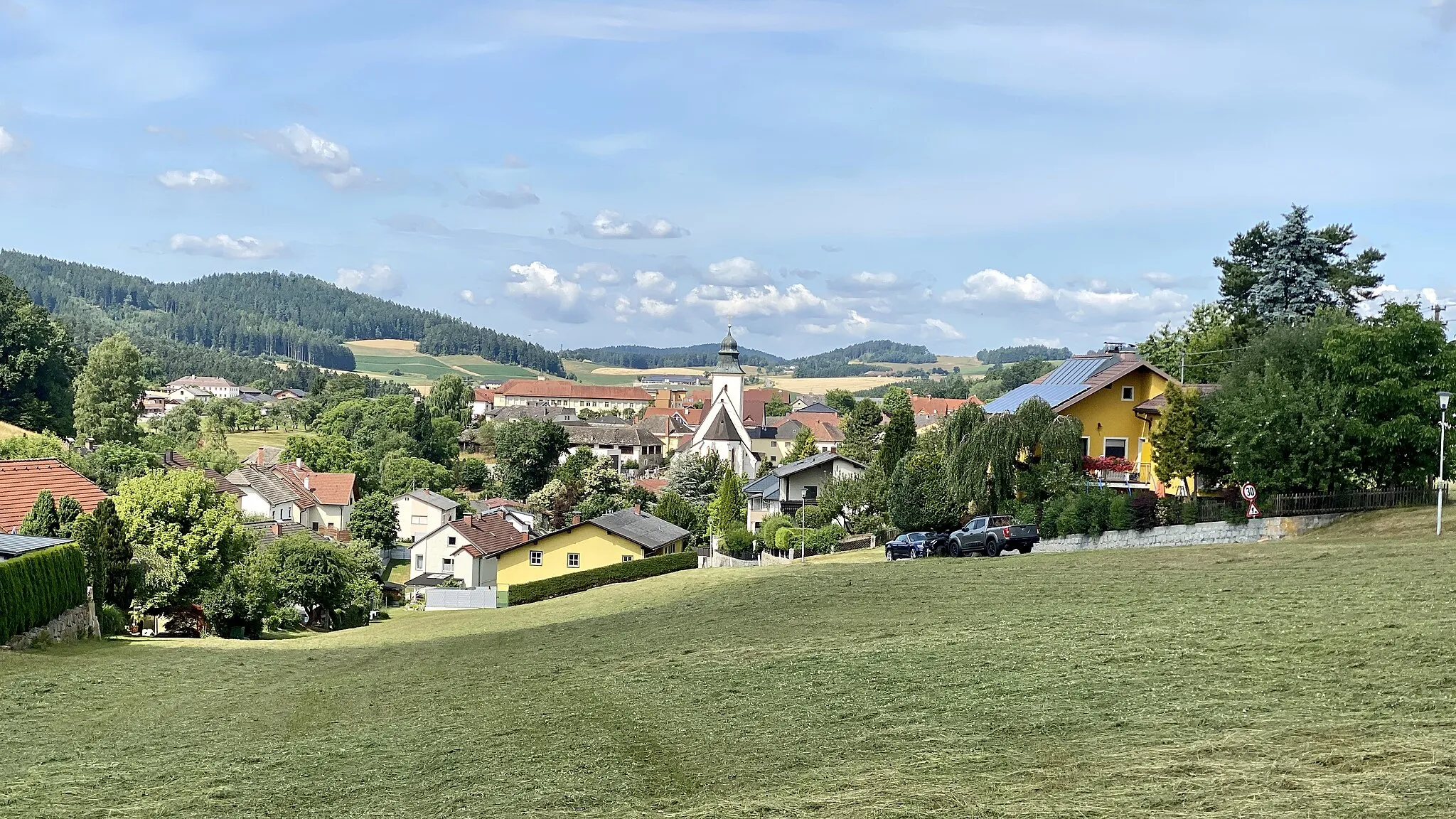 Photo showing: Ortsansicht von Gutau, Oberösterreich.