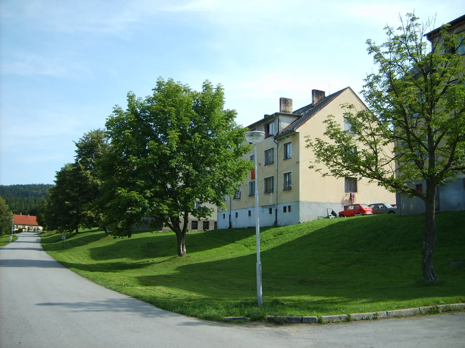 Photo showing: Housing unit in Pohorská Ves