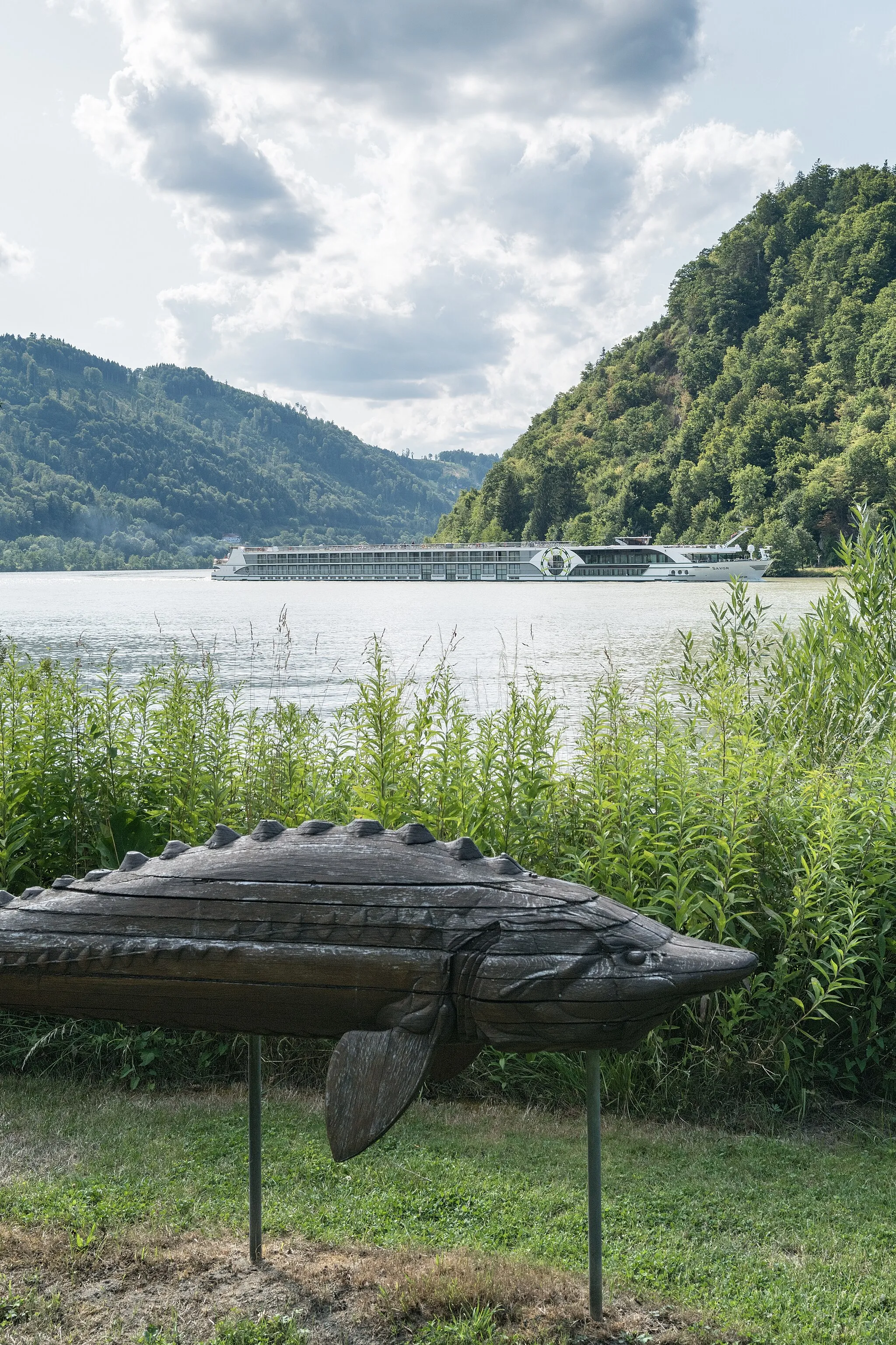 Photo showing: Ship - Haibach ob der Donau, Austria