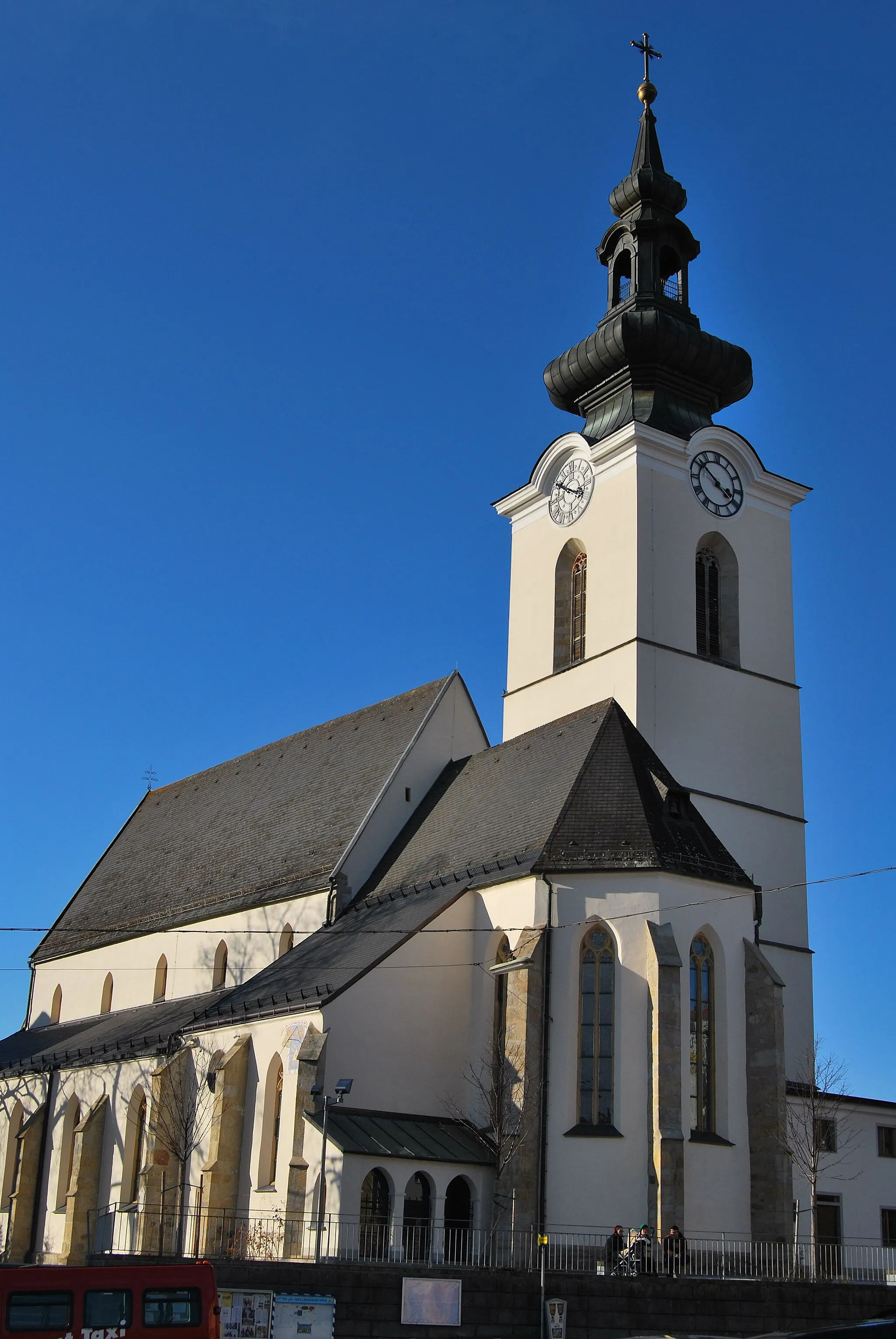 Photo showing: The catholic church in Gallneukirchen.