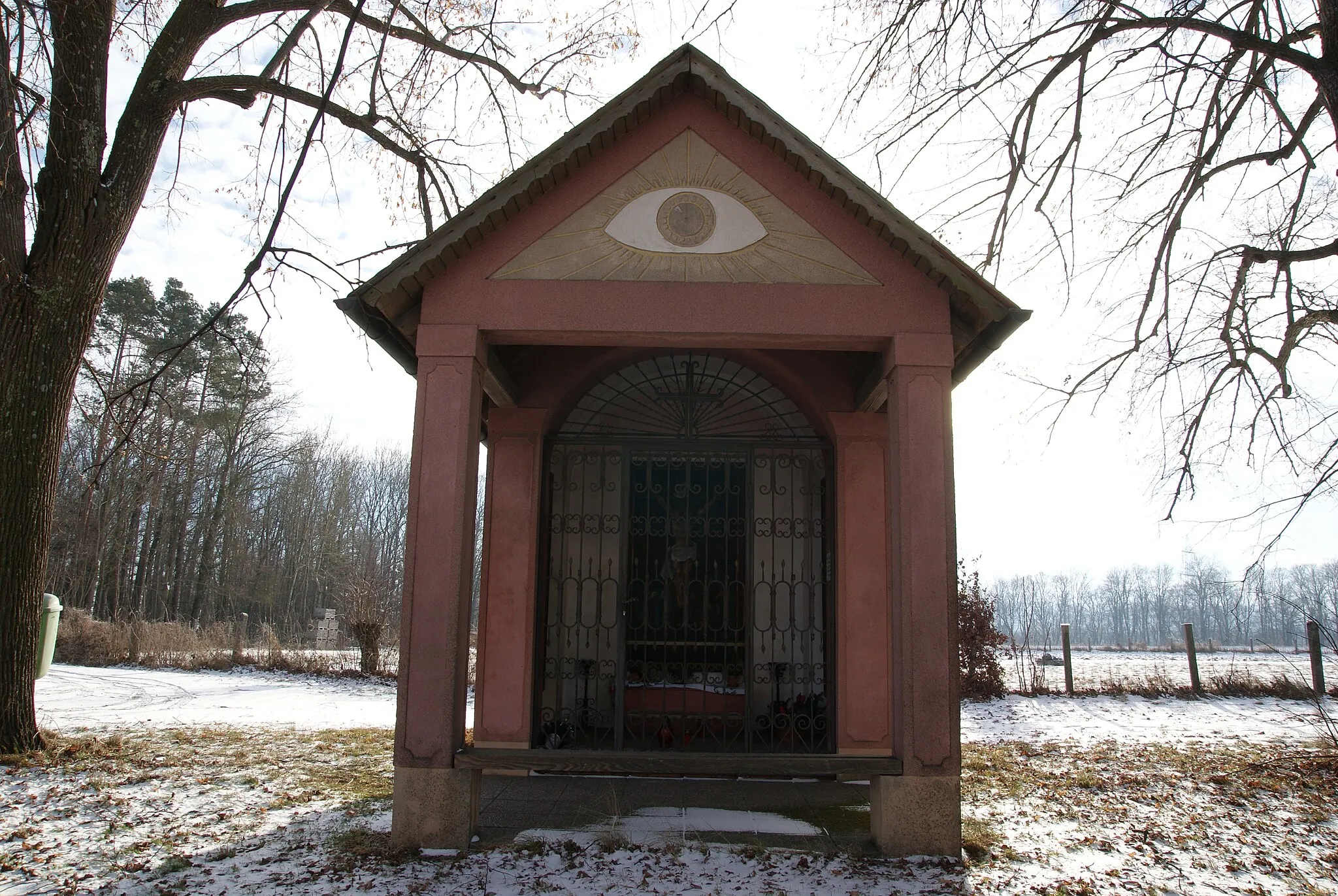 Photo showing: Die Rote Kapelle in Edt bei Lambach in der Ortschaft Unterroithen