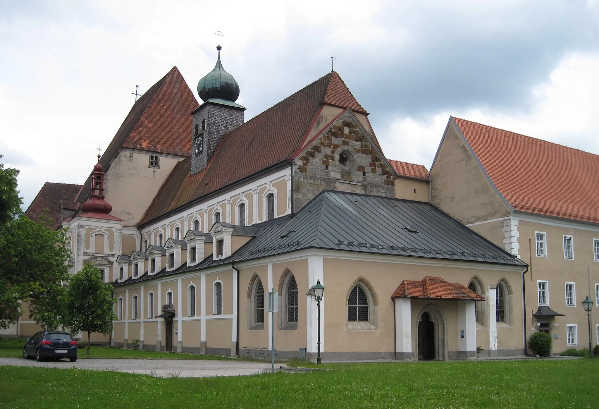 Photo showing: Pfarrkirche Mariä Himmelfahrt (ehemalige Stiftskirche Baumgartenberg), Baumgartenberg 1 in Baumgartenberg (Oberösterreich).