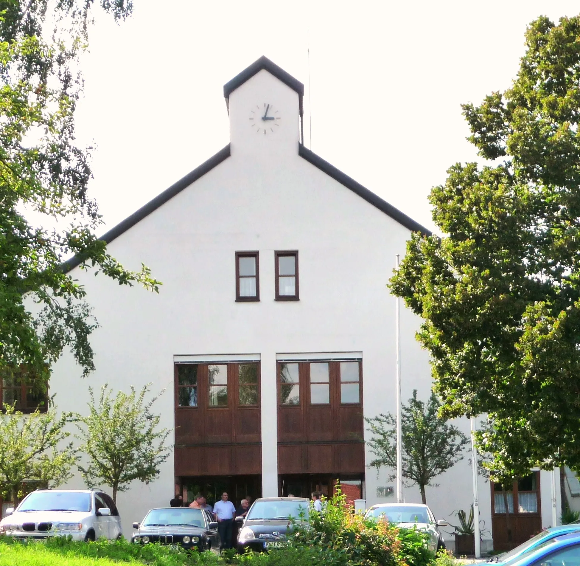 Photo showing: Das Rathaus der Gemeinde Neuburg am Inn in Neukirchen am Inn