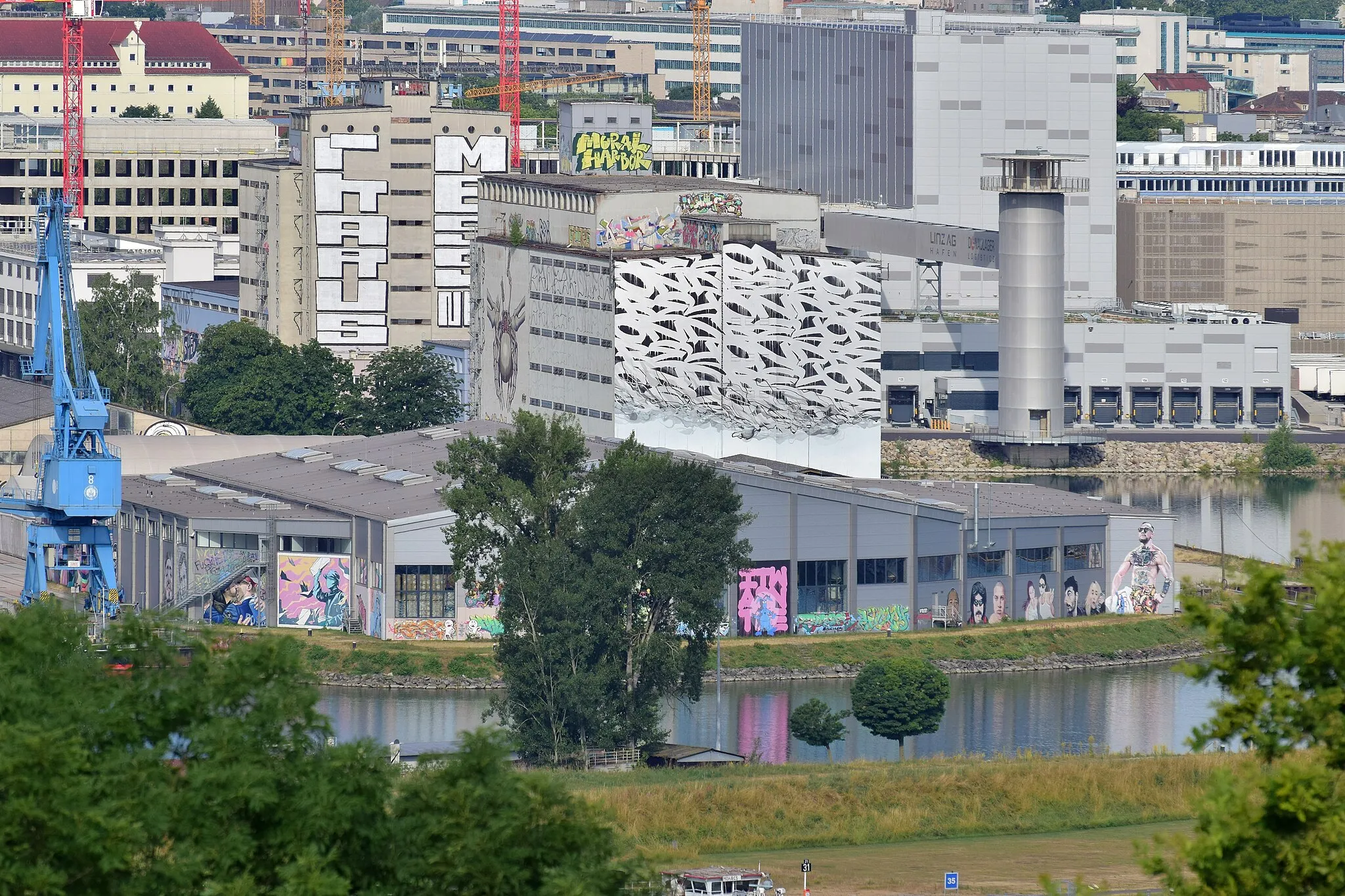 Photo showing: Hafen Linz