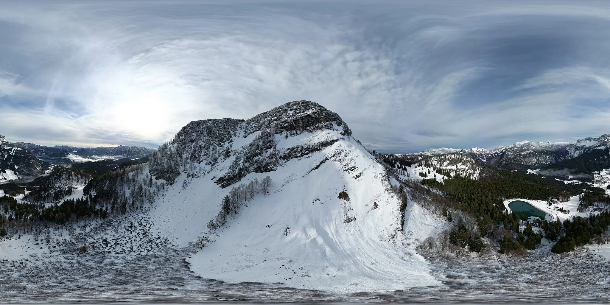 Photo showing: 360°-Panorama des Sandling