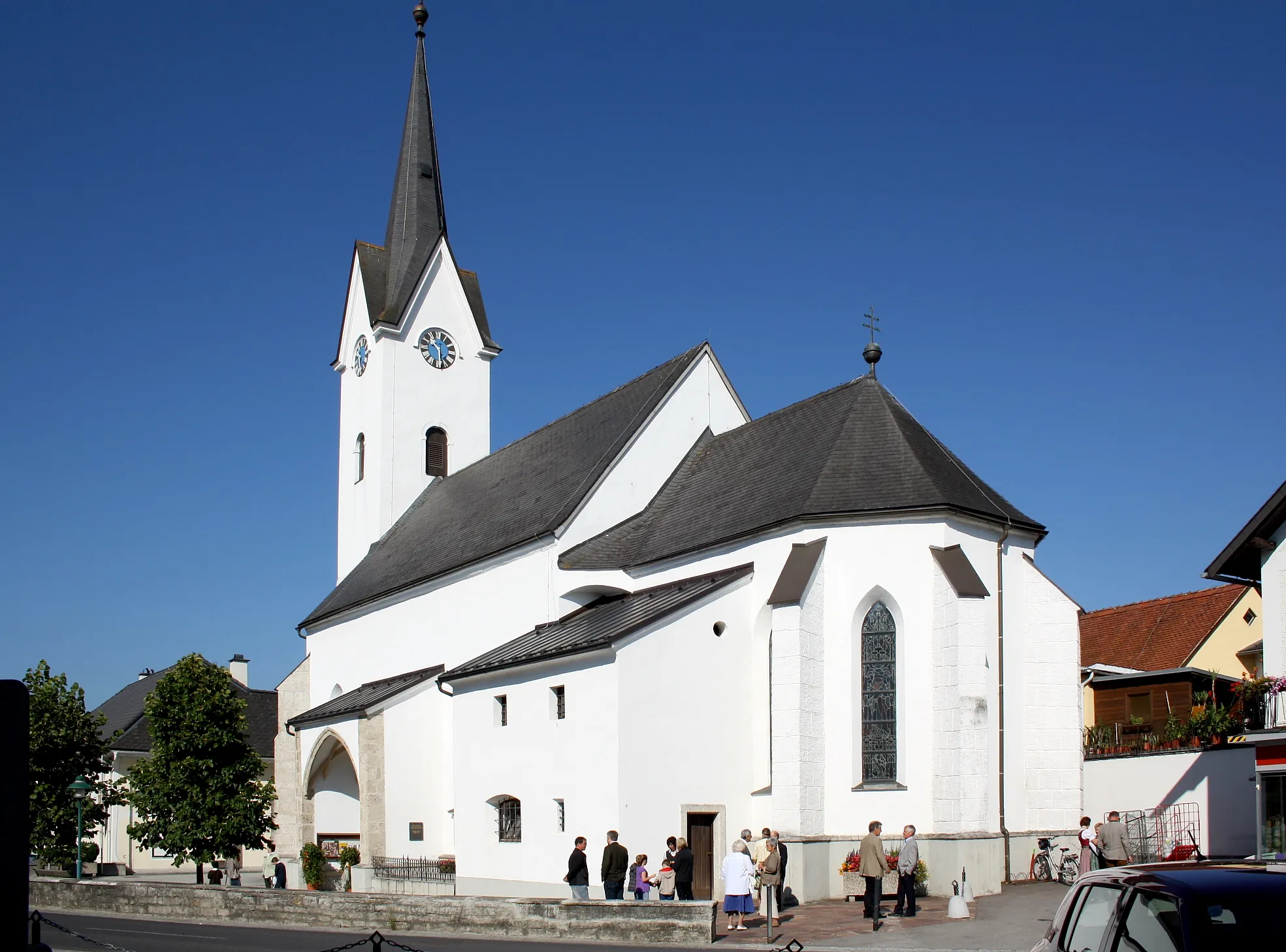Photo showing: Pfarrkirche von der oberösterreichischen Gemeinde Gschwandt