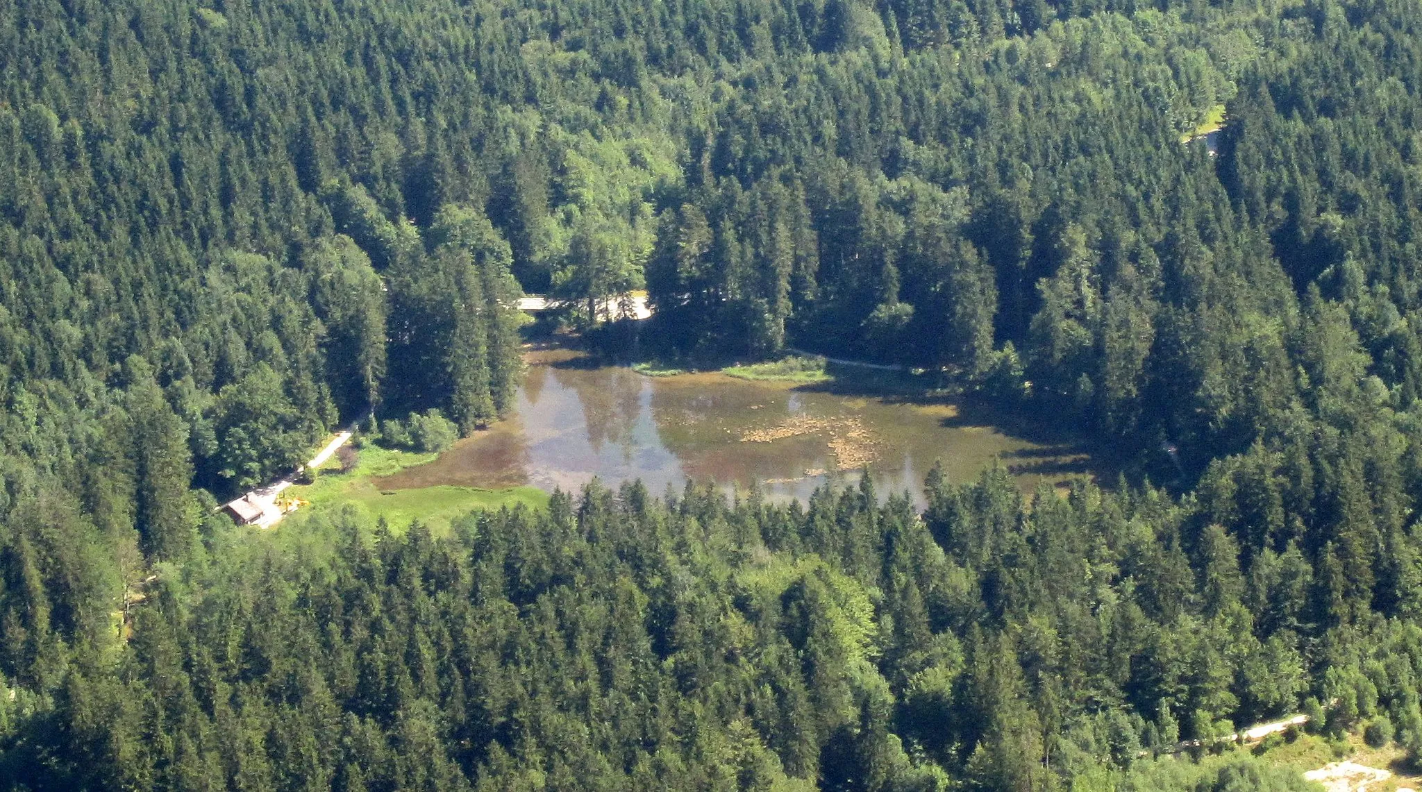 Photo showing: Taferklaussee as seen from Aurachkar, Austria