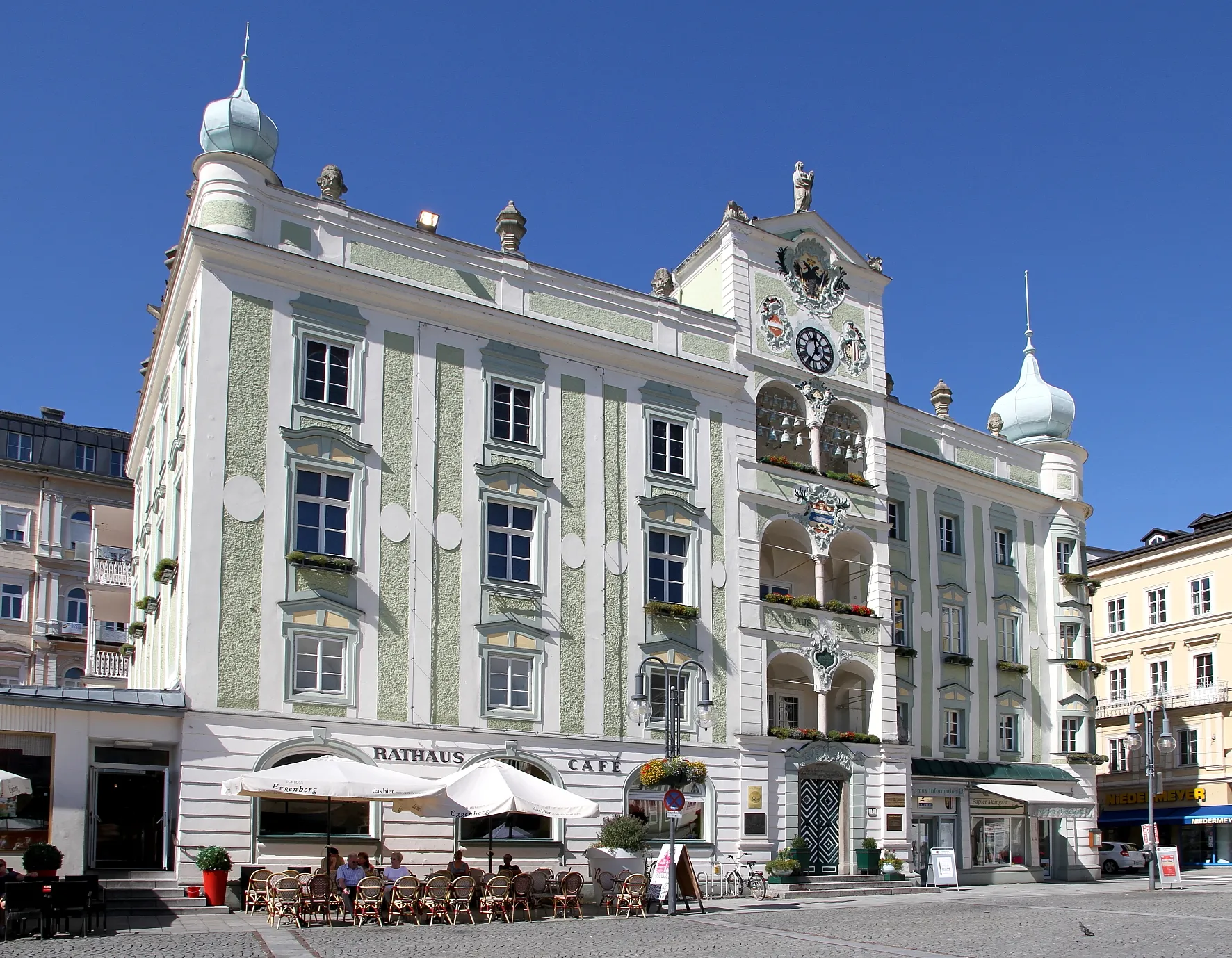 Photo showing: Das Rathaus in der oberösterreichischen Stadt Gmunden.