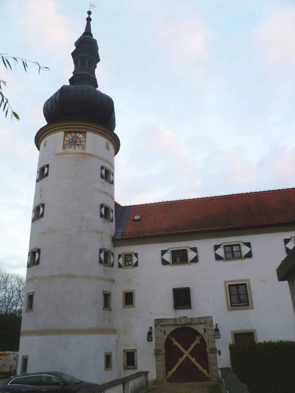 Photo showing: Schloss_Achleiten_-_Turm