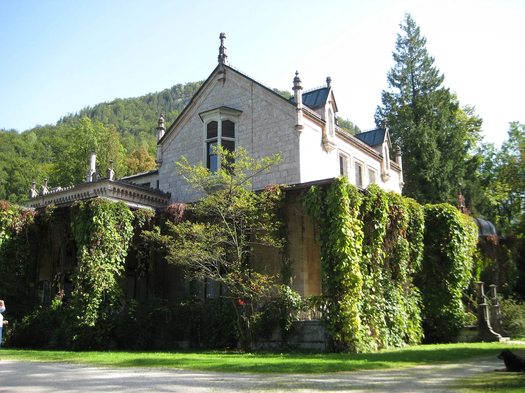 Photo showing: Das Marmorschlössl in Bad Ischl, jetzt Photomuseum im Kaiserpark, einst Teehaus von Sisi, oberhalb der Kaiservilla