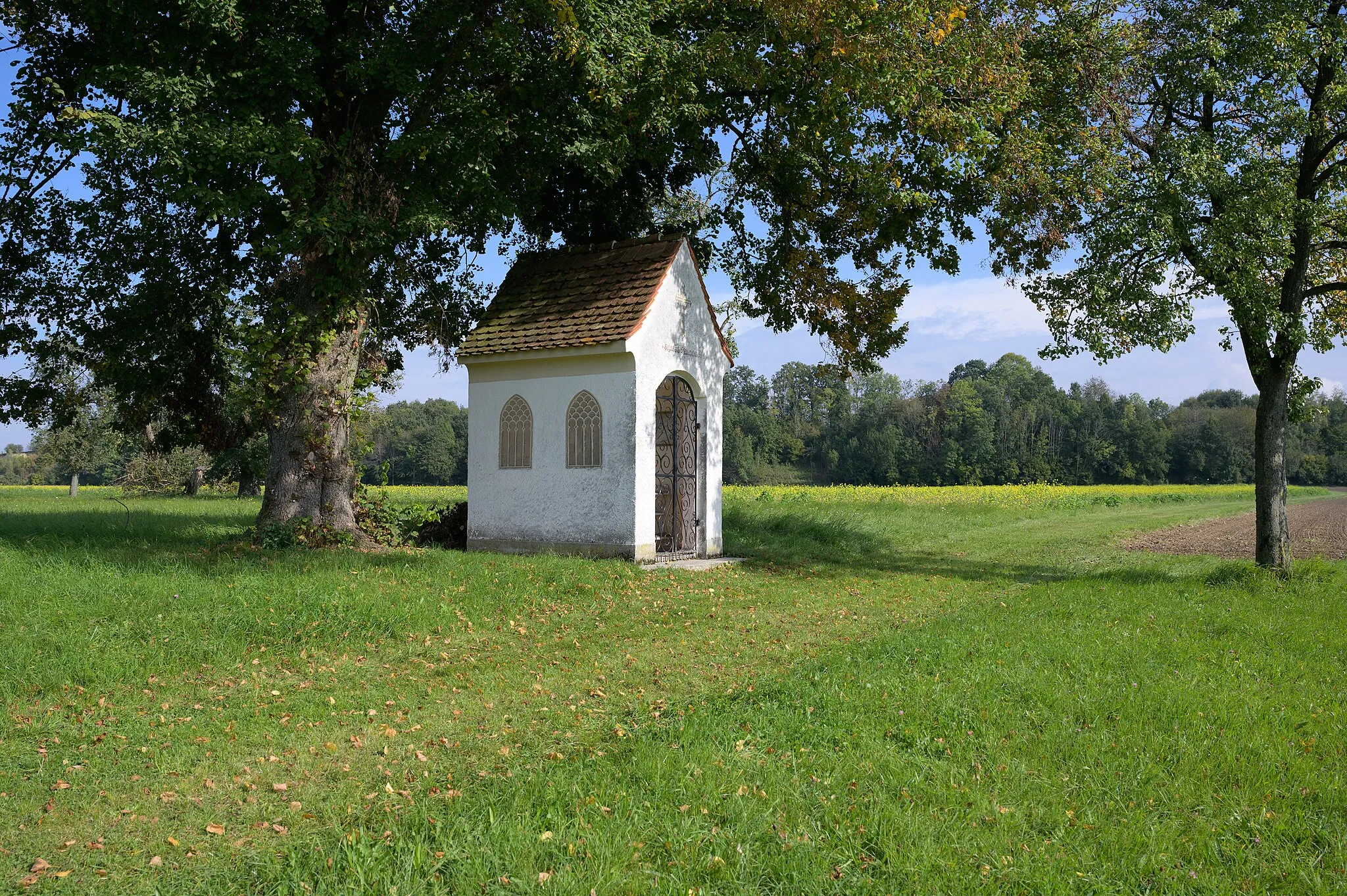 Photo showing: Chapel in the fields of Mitterndorf (Community Pettenbach)