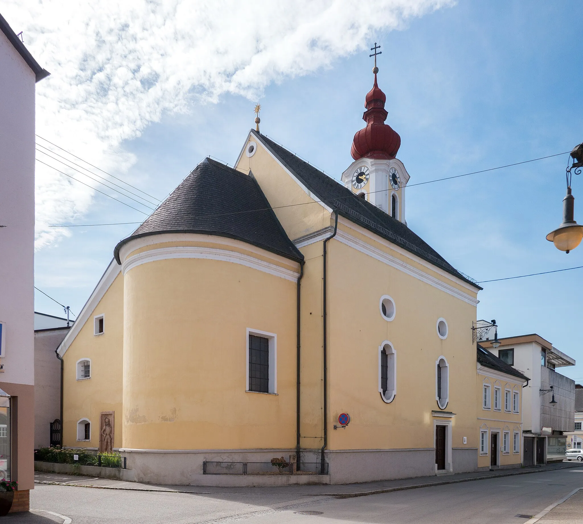 Photo showing: Kath. Filialkirche Marktkirche hl. Sebastian