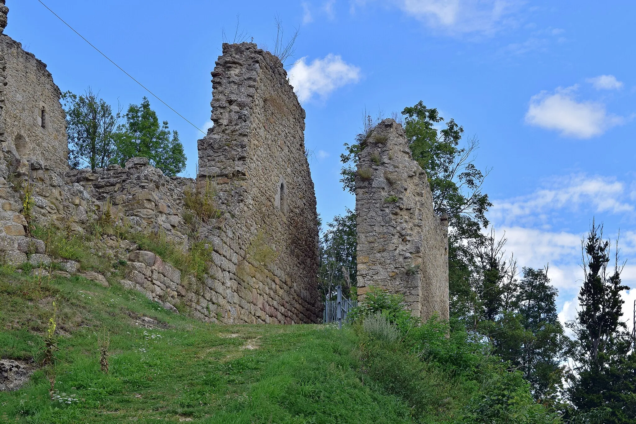 Photo showing: Burgruine Ruttenstein in Pierbach im Mühlviertel