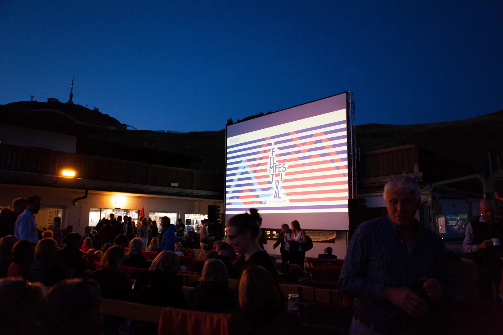 Photo showing: Premiere screening event on top of Kitzbueheler Horn during Film Festival Kitzbuehel