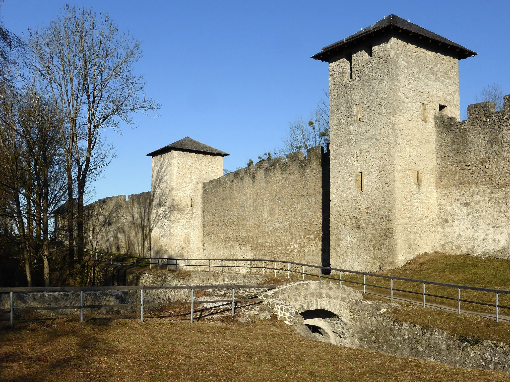 Photo showing: Befestigungsanlagen des Mönchsberges (Bürgerwehr Mönchsberg).