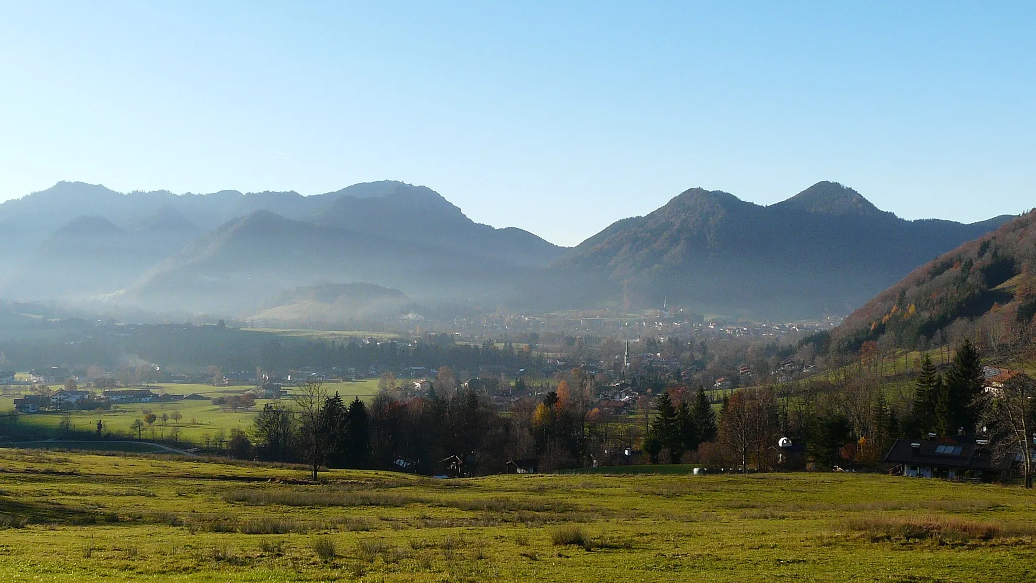 Photo showing: Ruhpolding von Südosten