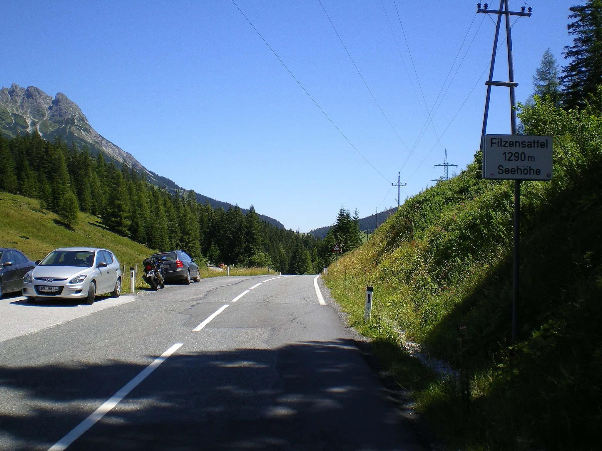 Photo showing: Filzensattel summit, coming from the west