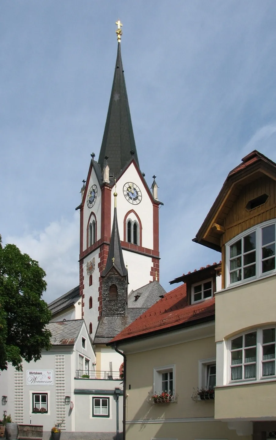 Photo showing: Centre of Mariapfarr in Salzburg Province, Austria