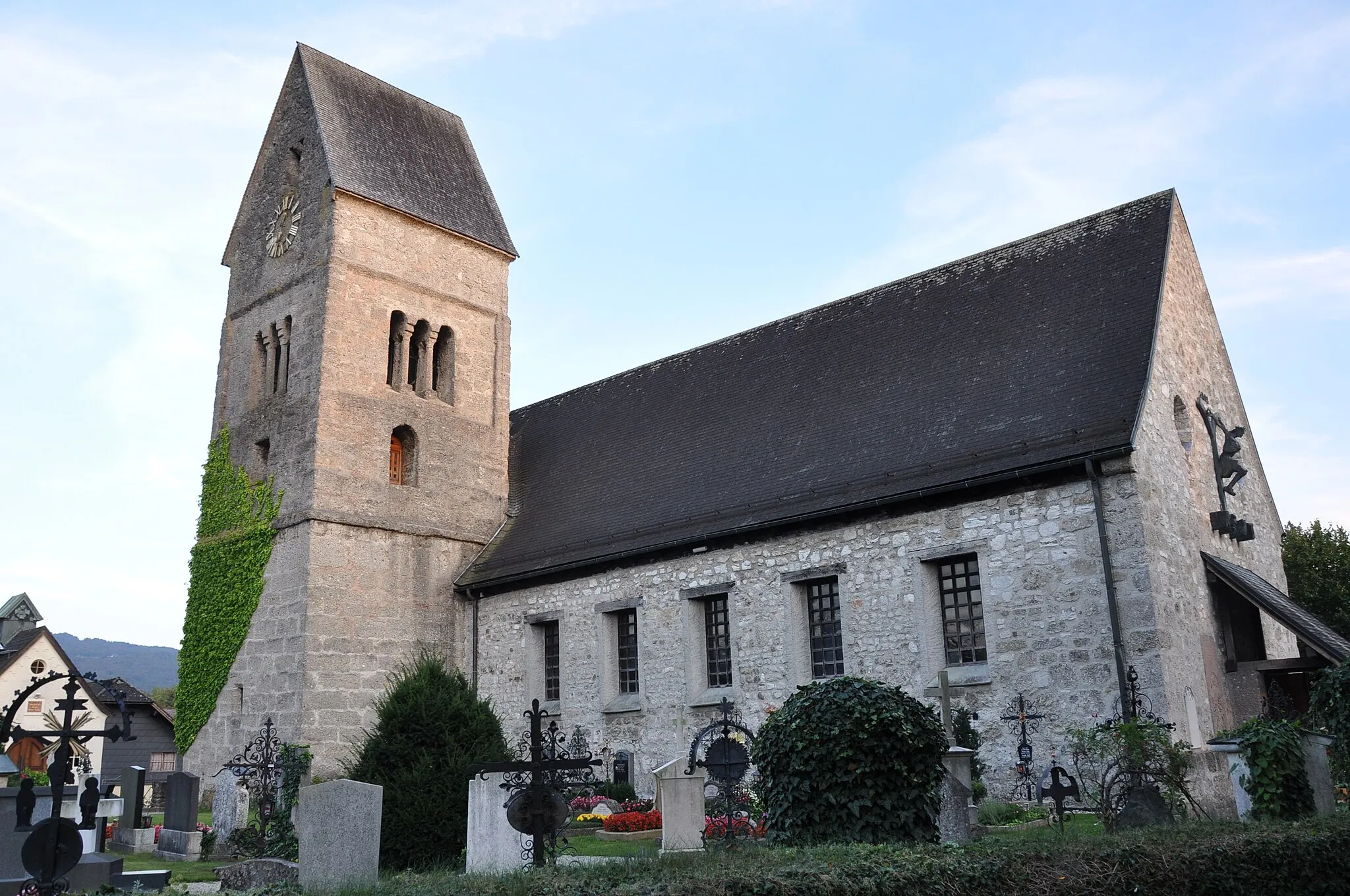 Photo showing: Pfarrkirche des heiligen Oswald in Anif