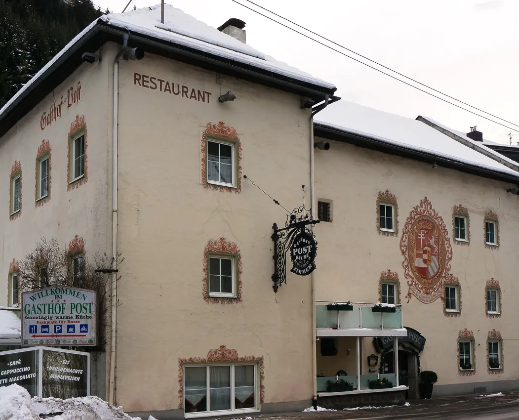 Photo showing: Zollhaus/Mauthaus, Ehem. Zollhaus, Gasthof Zur Post