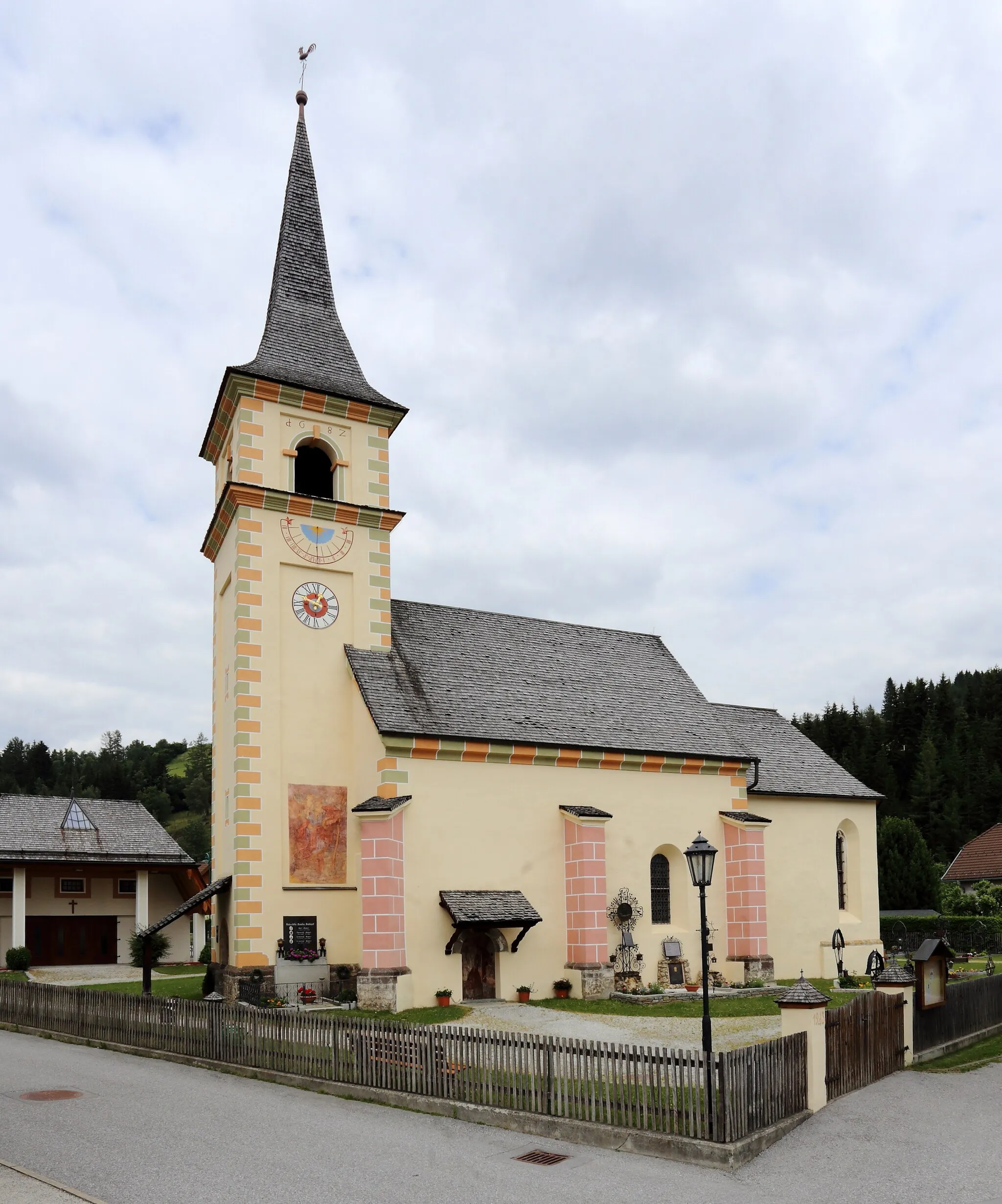 Photo showing: Katholische Filialkirche hl. Andreas in der Salzburger Gemeinde Sankt Andrä im Lungau.