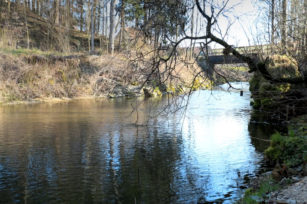 Photo showing: Die Oichten auf Höhe der Weiler Lukasedt (Gemeinde Nußdorf am Haunsberg) und Dreimühlen (Gemeinde Göming), Bezirk Salzburg-Umgebung.