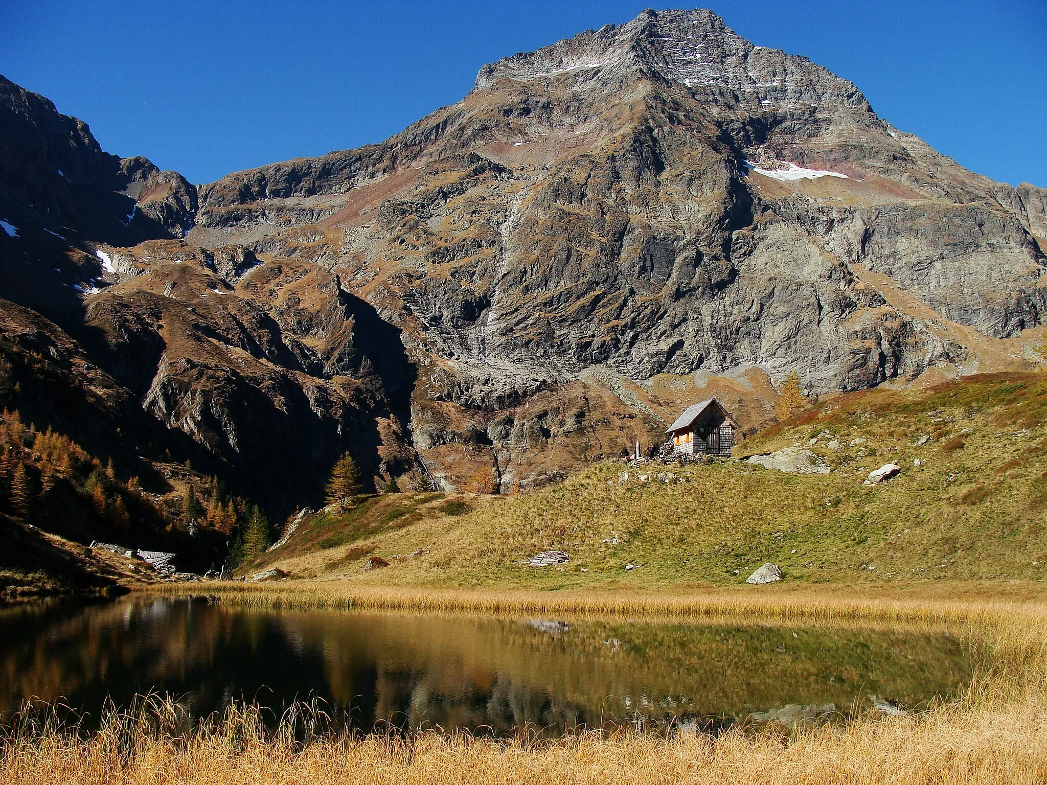 Photo showing: Gralatisee mit Hochgolling in Lessach