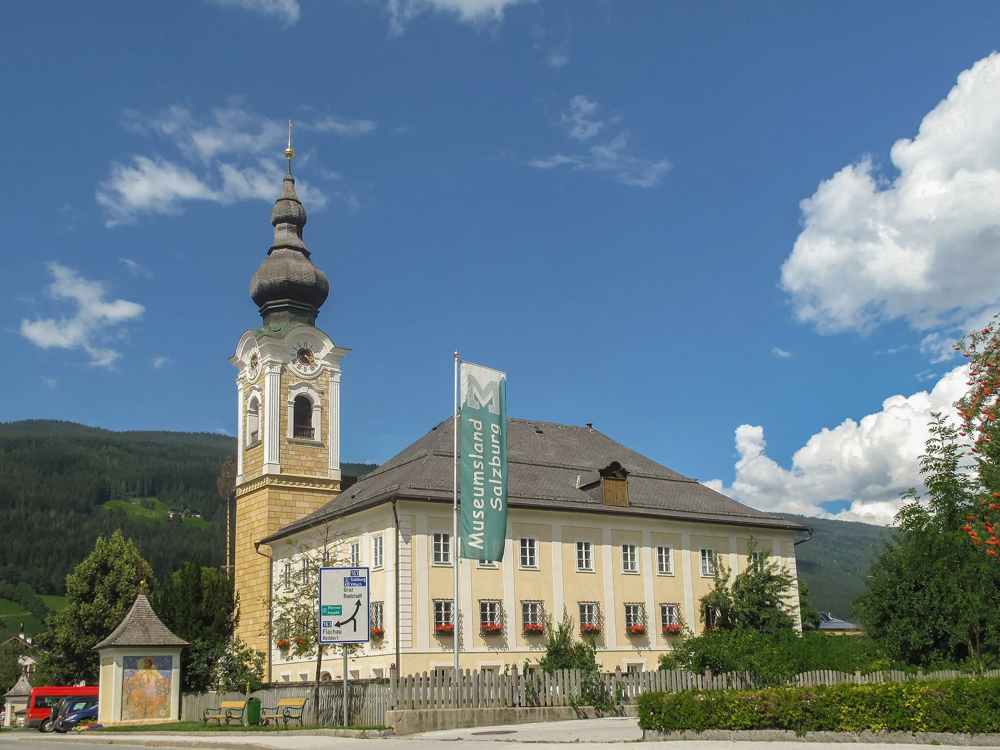 Photo showing: Altenmarkt im Pongau, church
