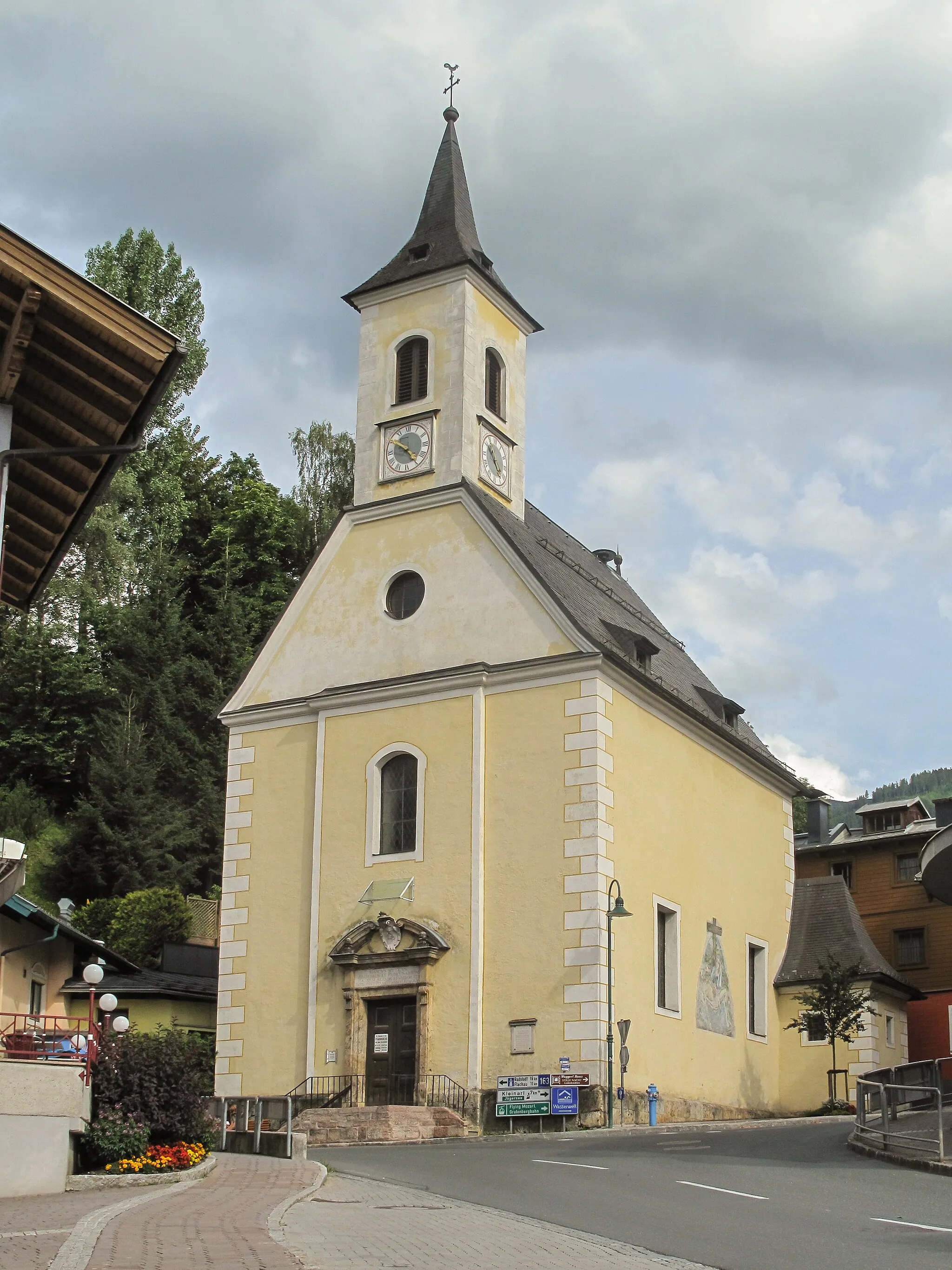 Photo showing: Wagrain, church