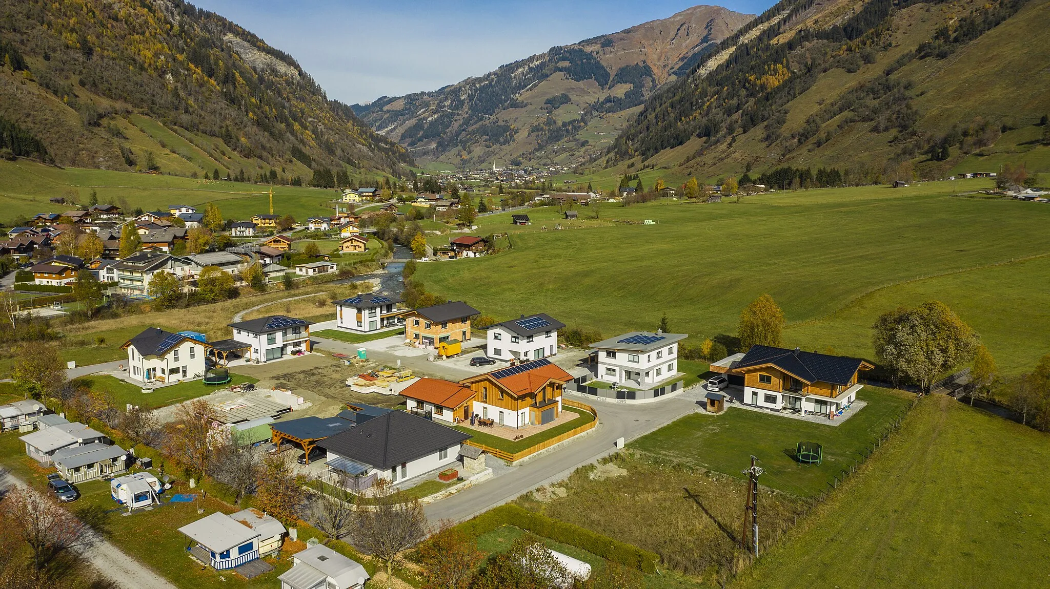 Photo showing: Blick Richtung Rauris-Wörth