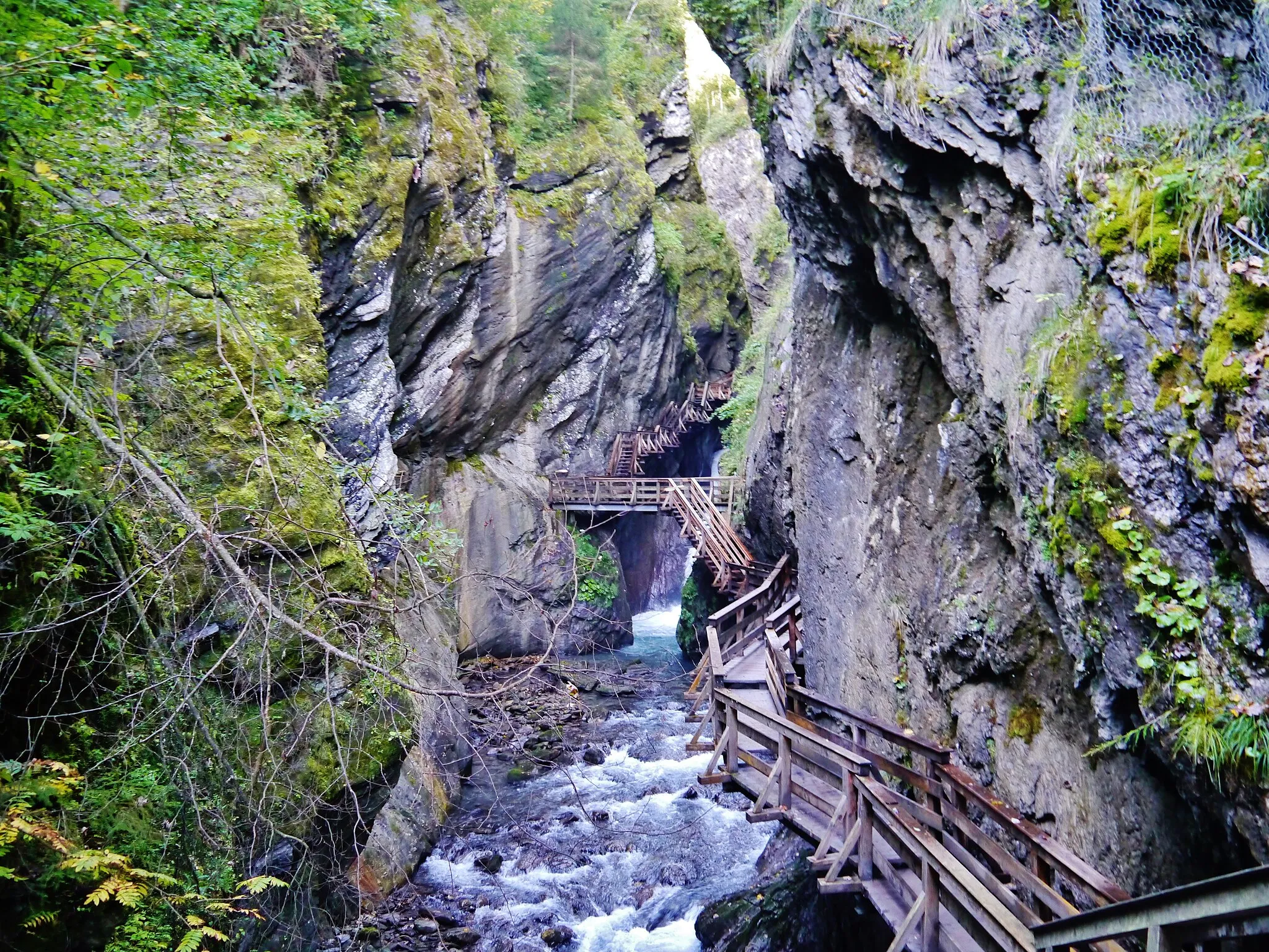 Photo showing: Sigmund Thun Ravine near Kaprun, Salzburg, Austria