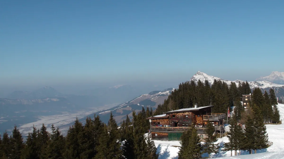 Photo showing: Kitzbuhel somewhere down of the mountain