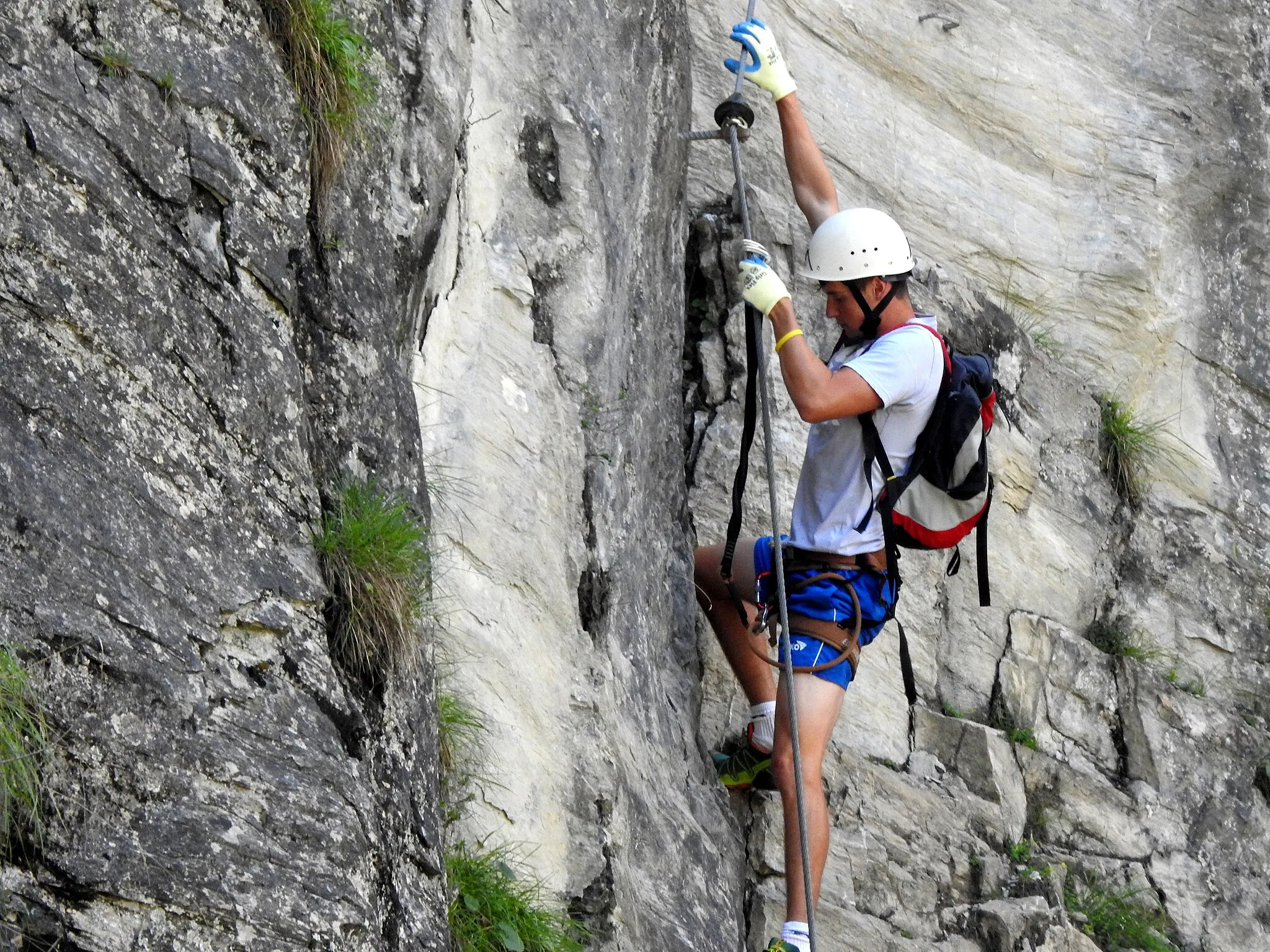 Photo showing: An impressive via ferrata through the Kitzlockklamm Gorge, Taxenbach, Salzburg (state), Austria