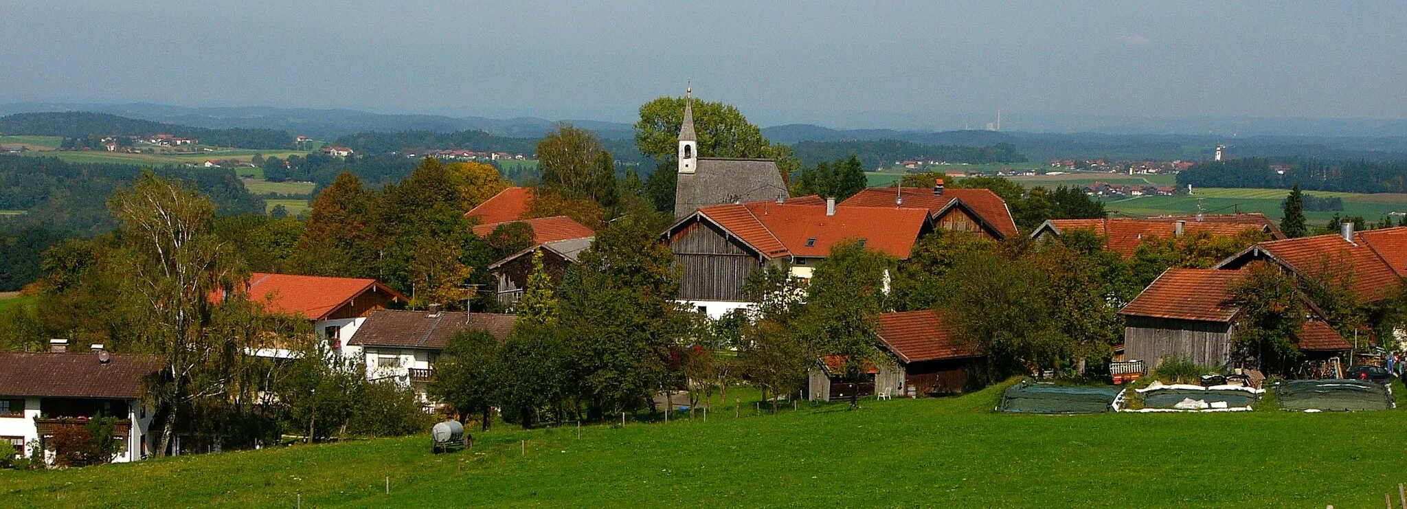 Photo showing: Blick auf Steinhögl, Gemeindeteil von Anger (Berchtesgadener Land).