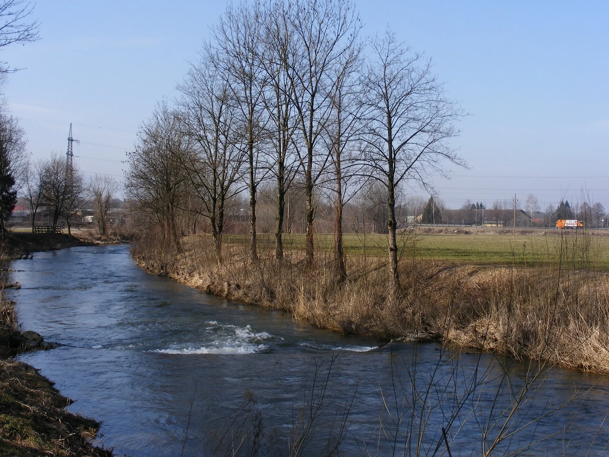 Photo showing: Fischach creek in the municipality area of Bergheim, state of Salzburg, Austria
